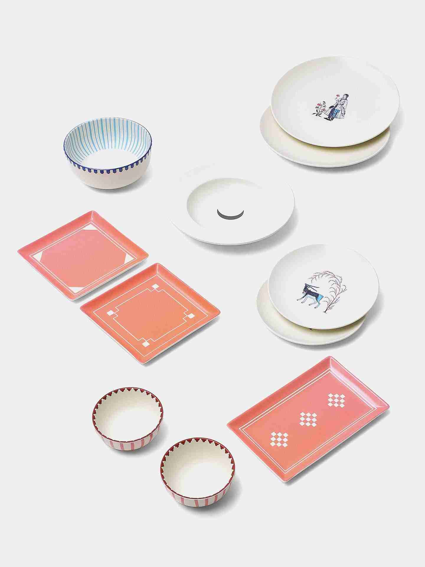 Pink Amer Fort Platter