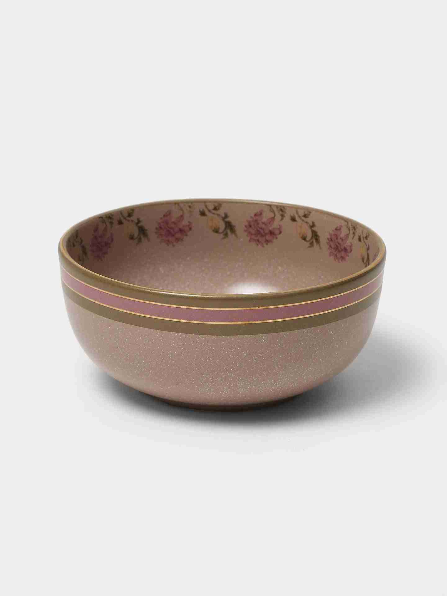 Pink & Beige Koshambi Dinner Plate (Set Of 2)