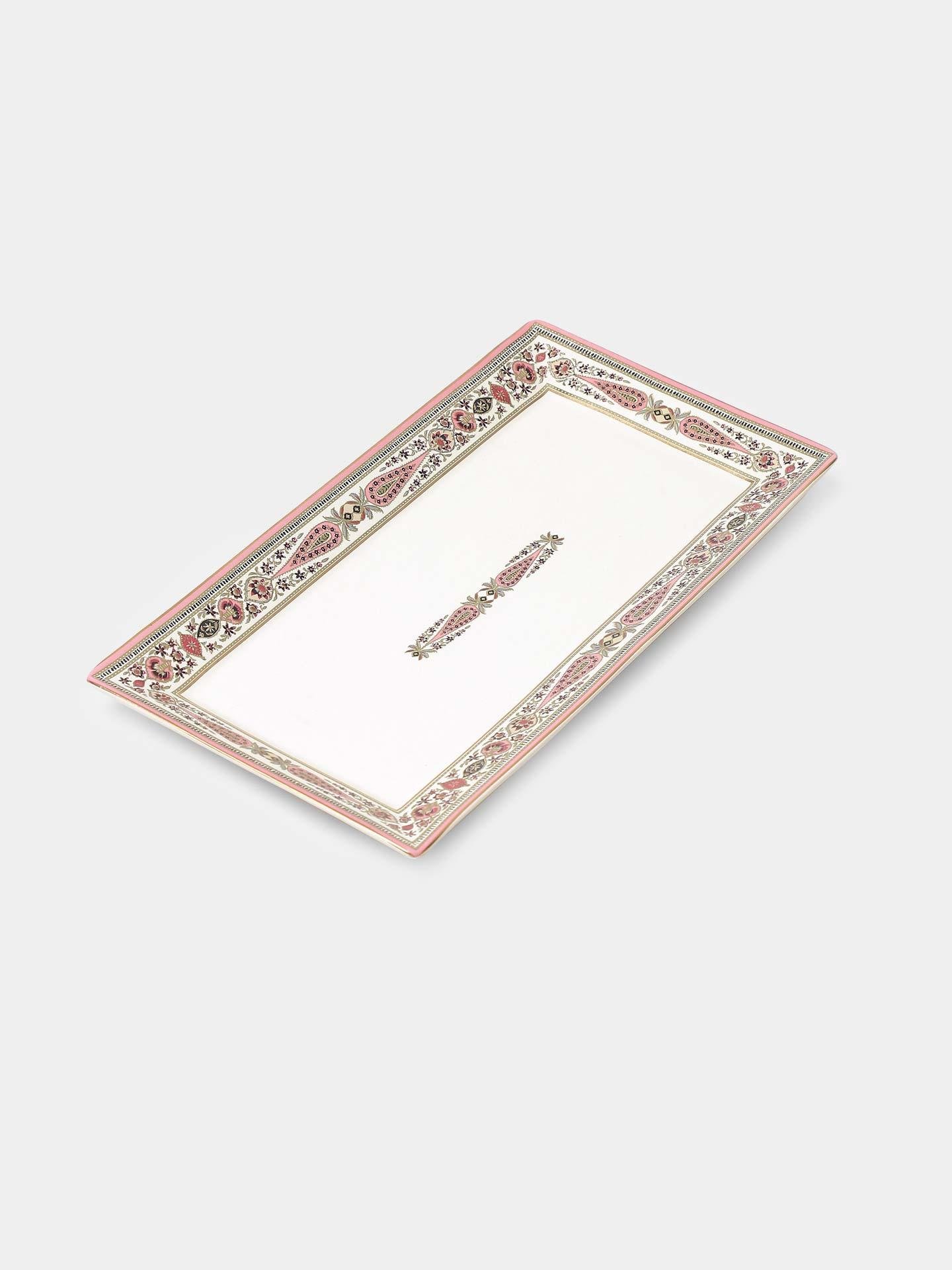 Beige & Pink  Minar Serving Bowl