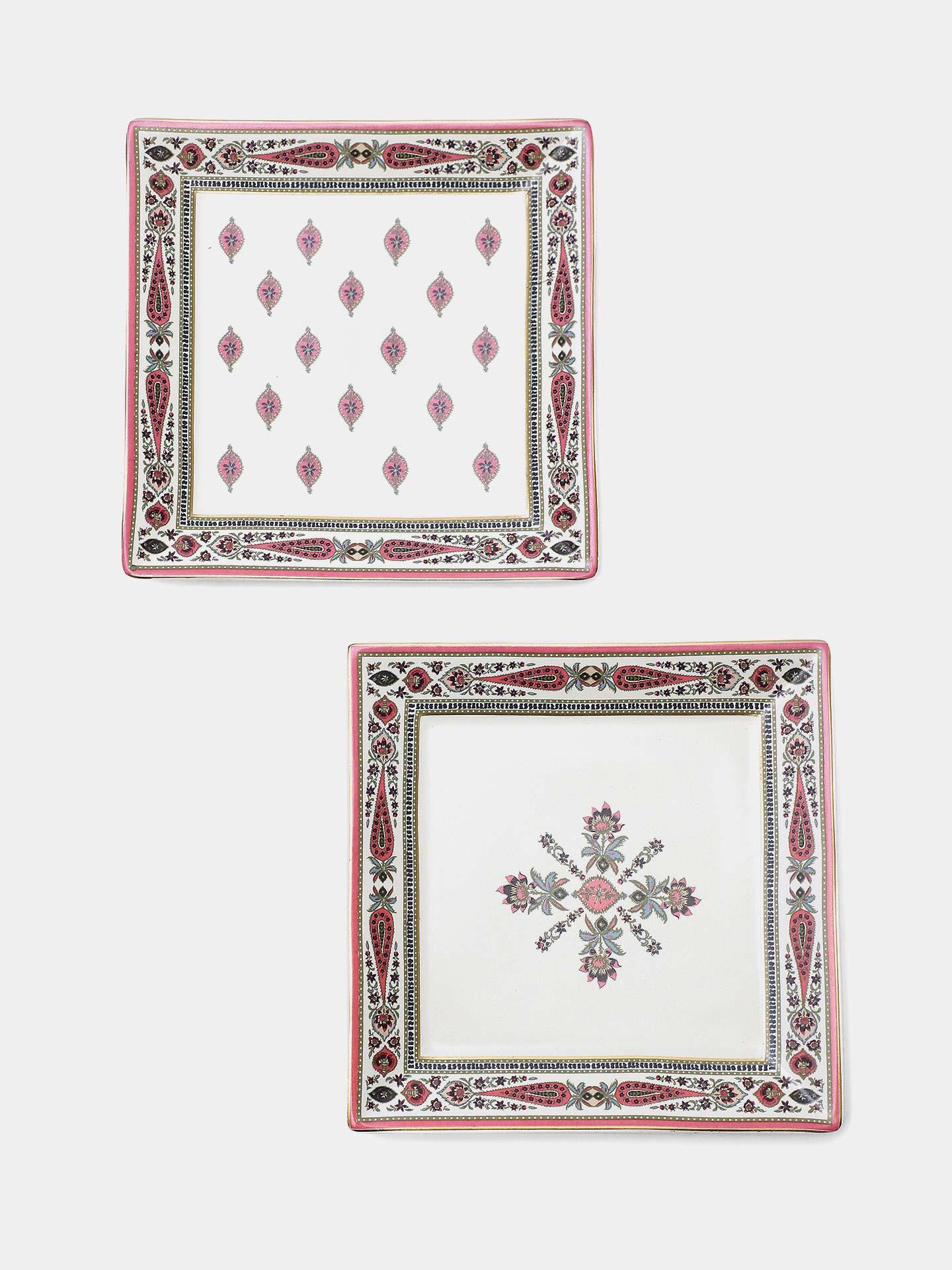 Beige & Pink  Minar Serving Bowl