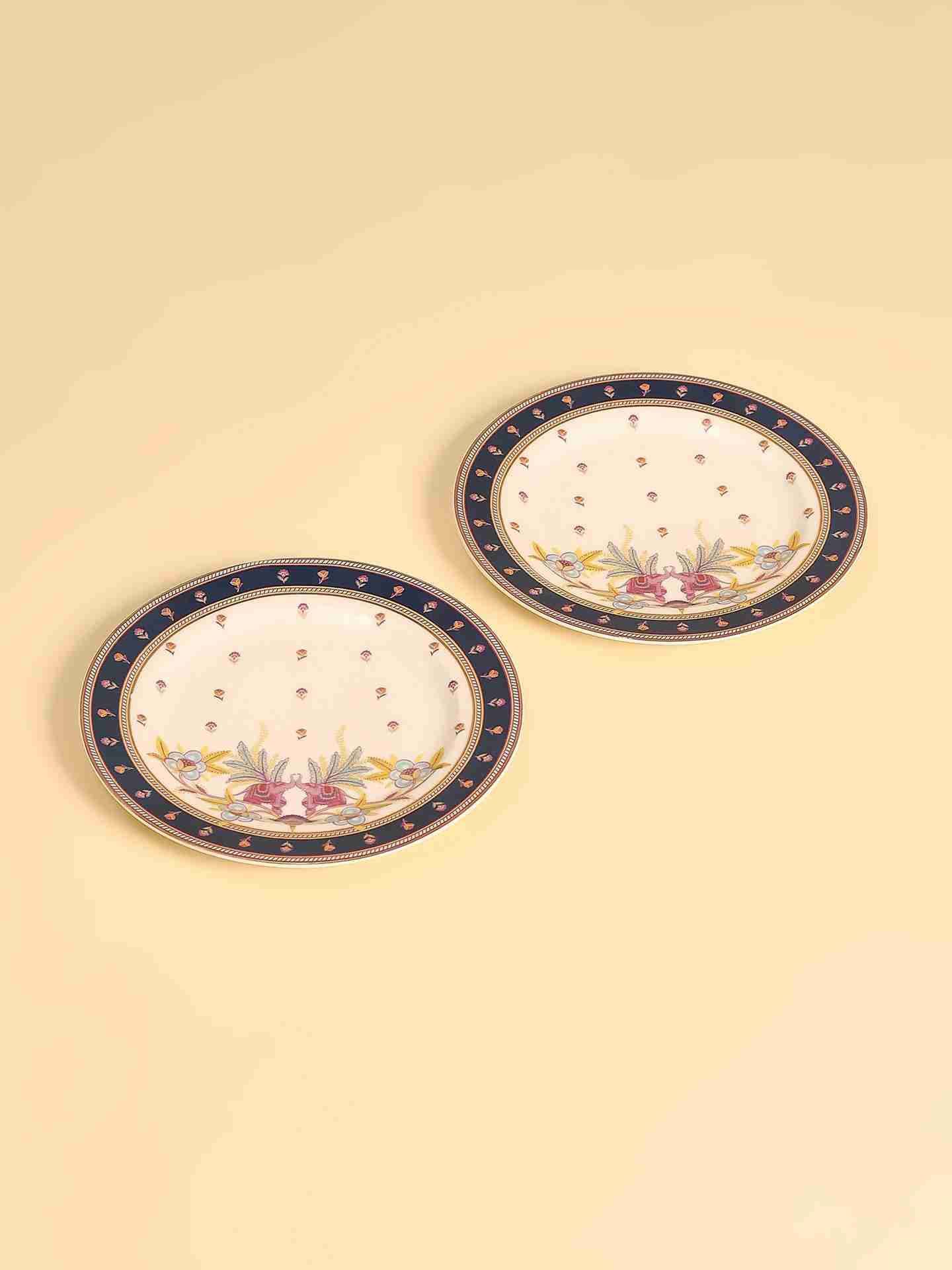 Navy Fantasia Side Plate