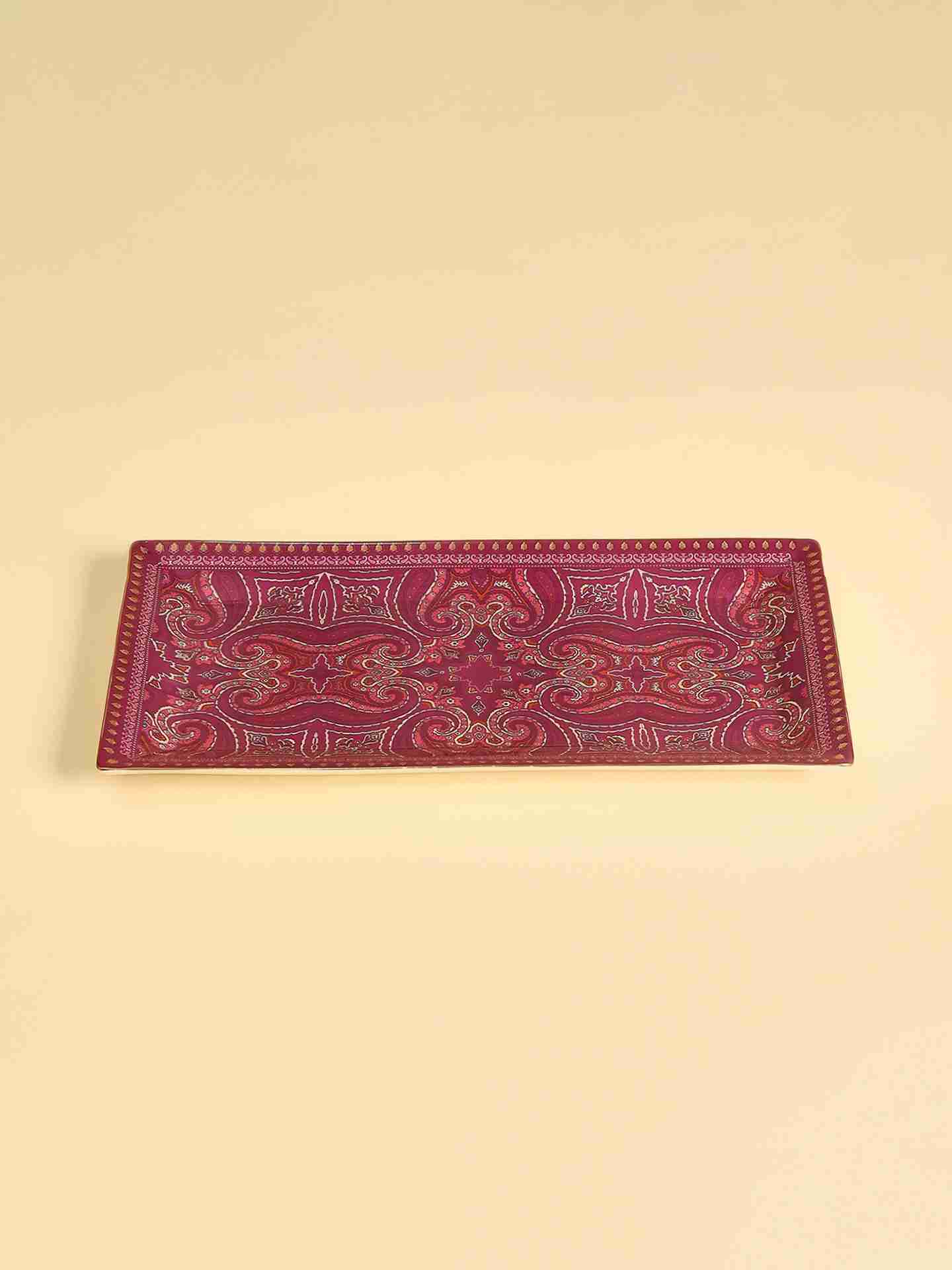 Fuschia Jaamevar Big Platter