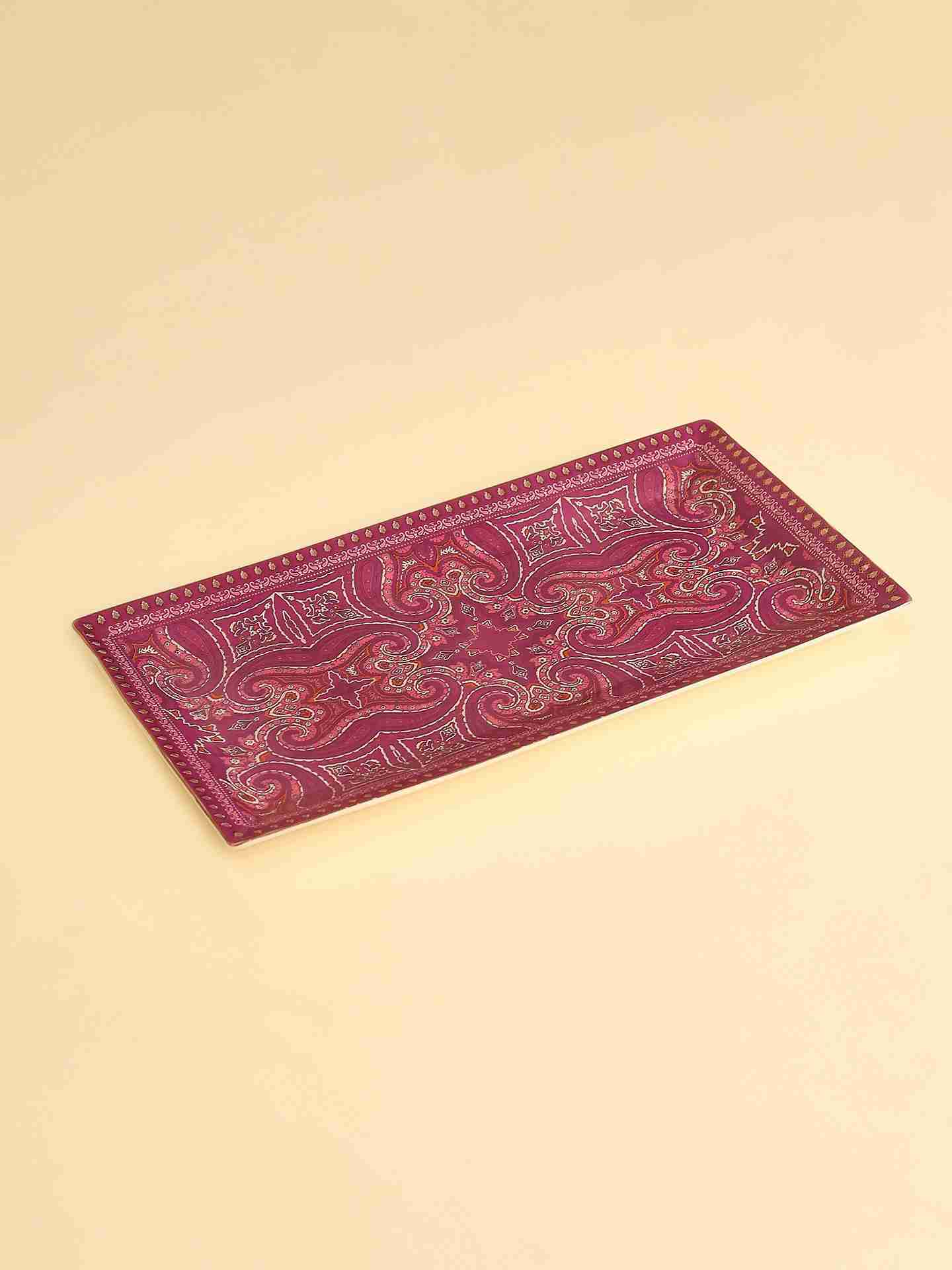 Fuschia Jaamevar Big Platter