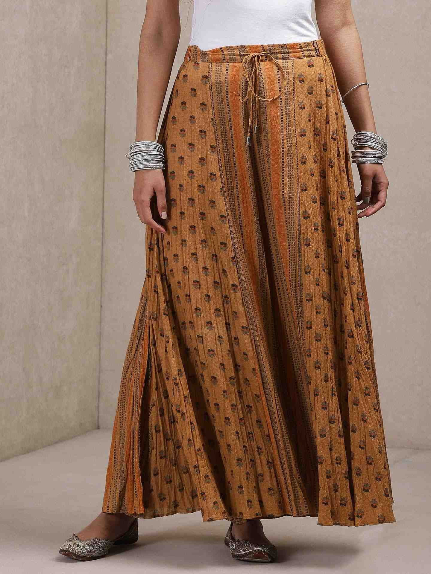 Brown Classic Cotton Sharara