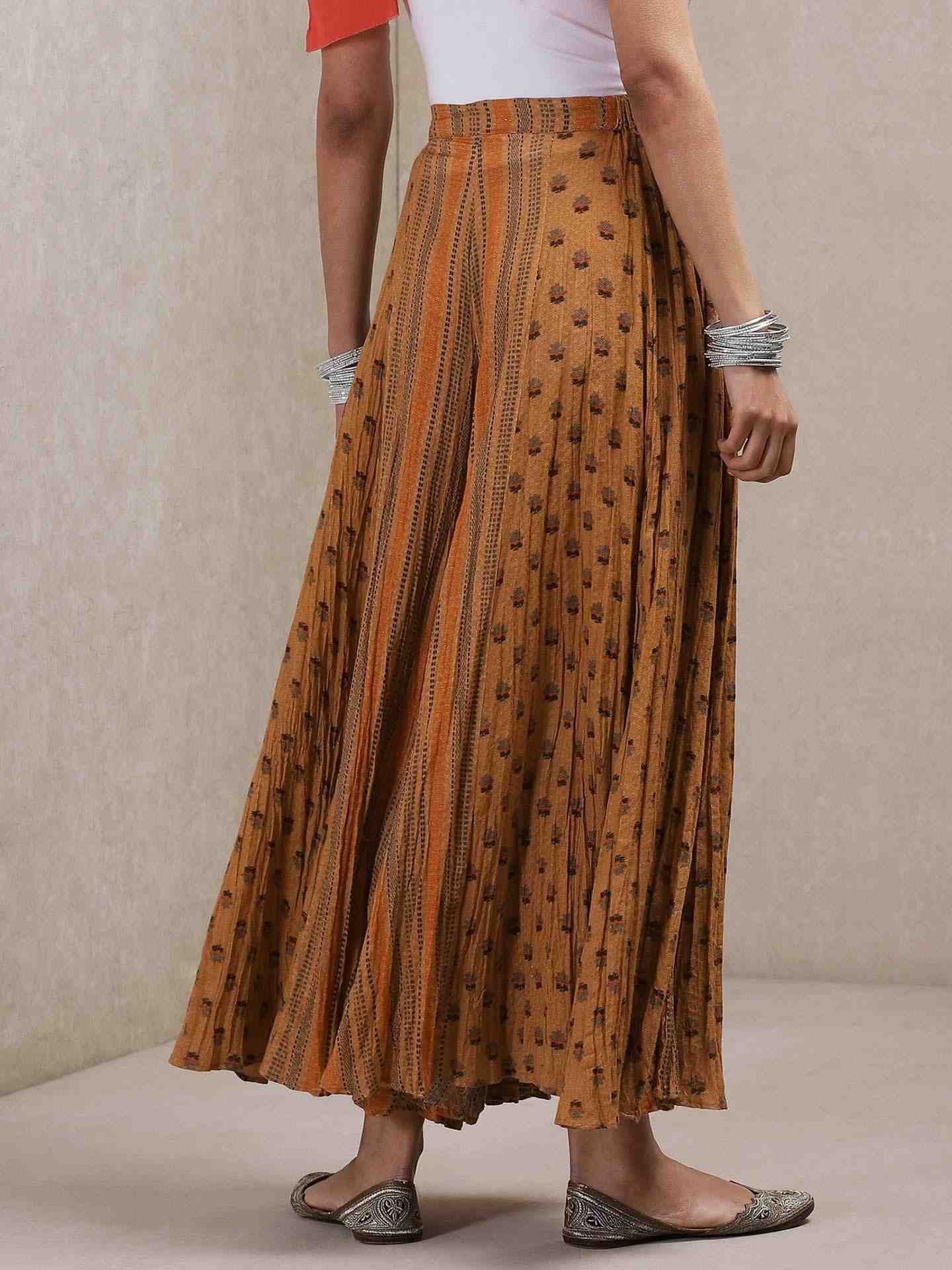 Brown Classic Cotton Sharara