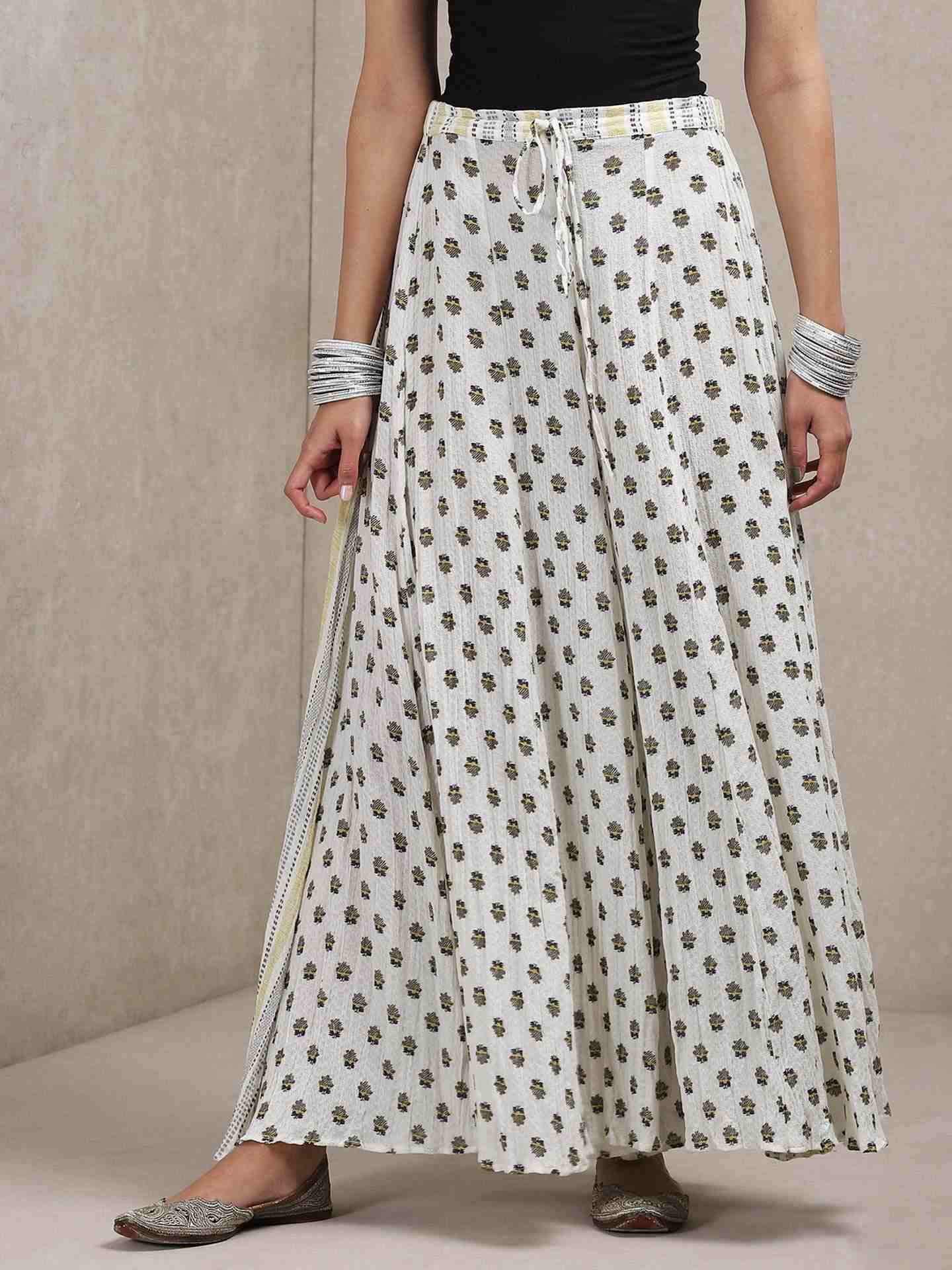 Off White Classic Cotton Sharara