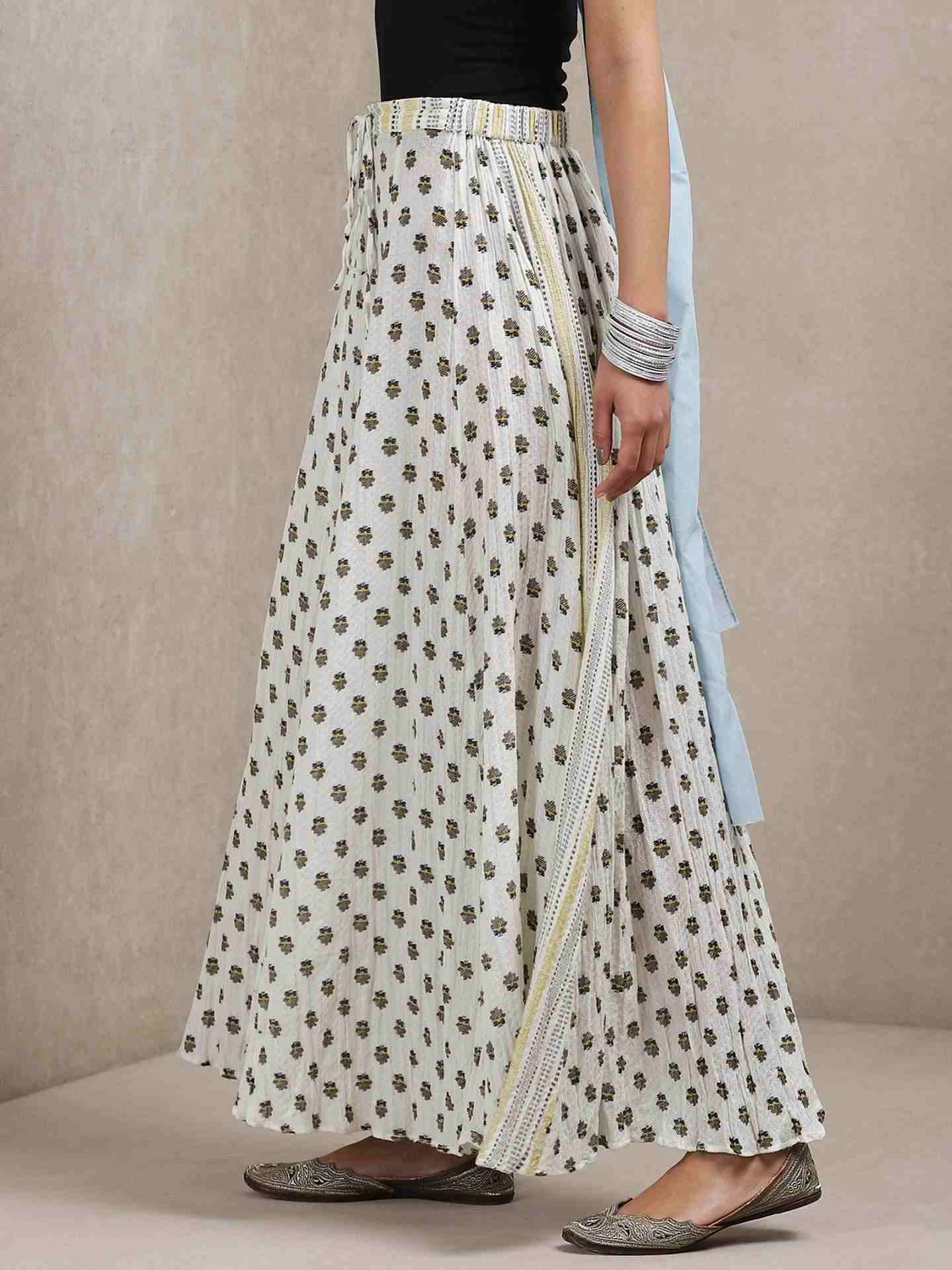 Off White Classic Cotton Sharara