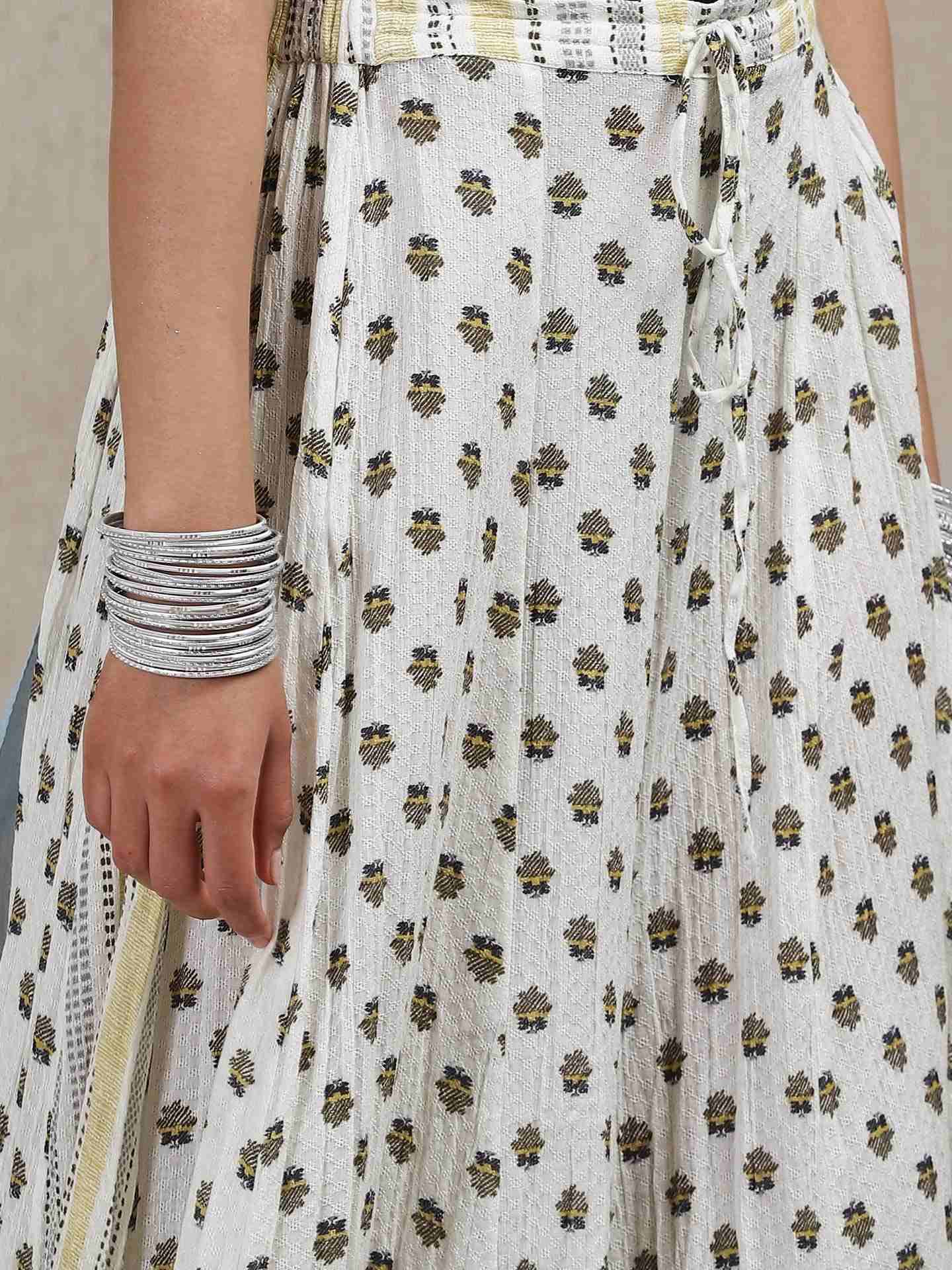 Off White Classic Cotton Sharara