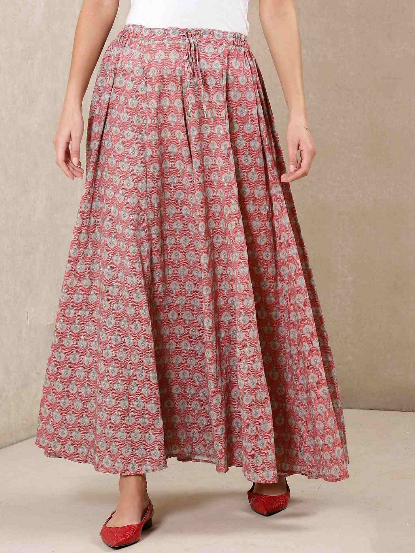 Pink Modern Minimalist Cotton Sharara