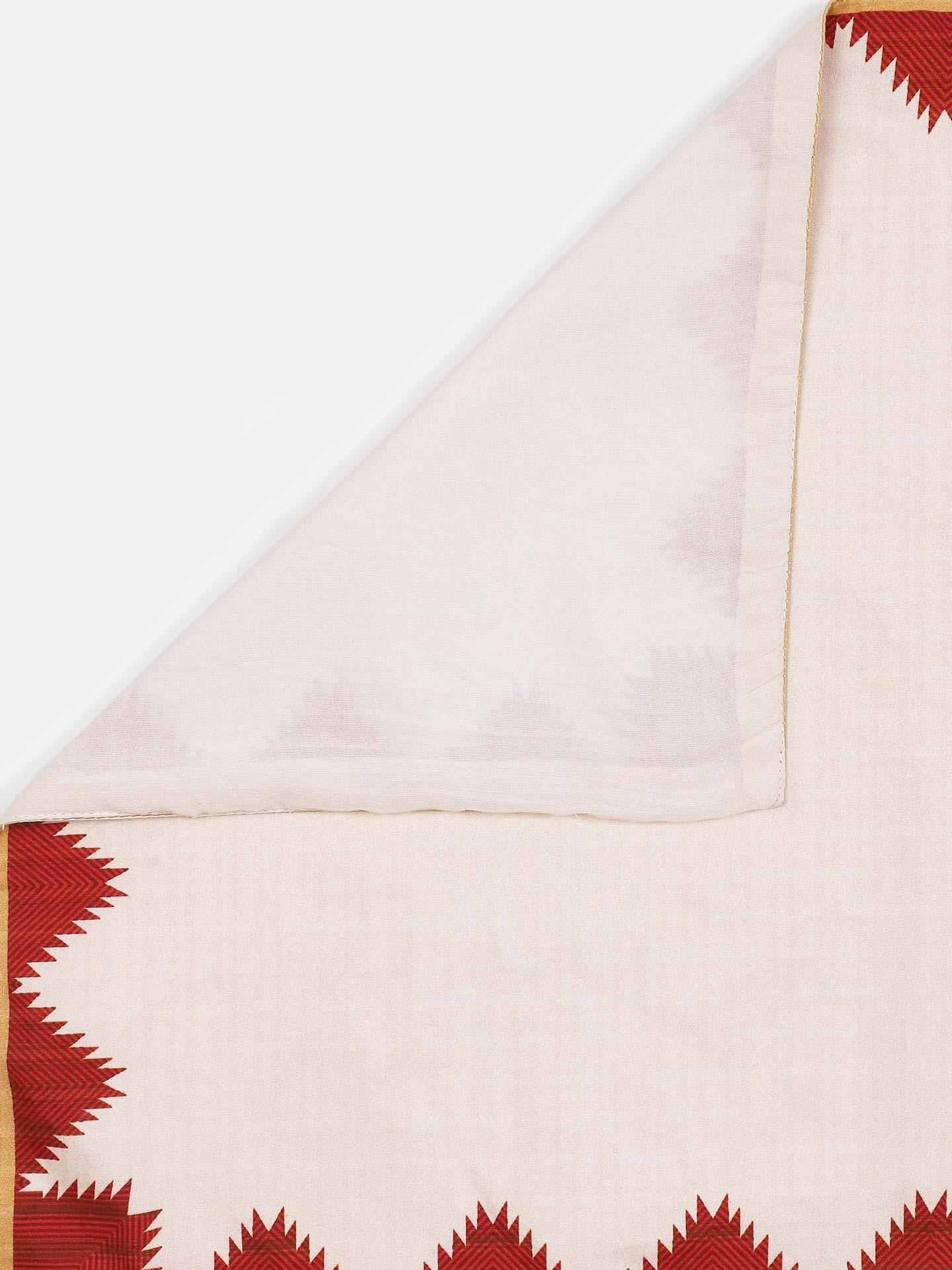 Pink Ikkat Cotton Placemat (Set Of 2)