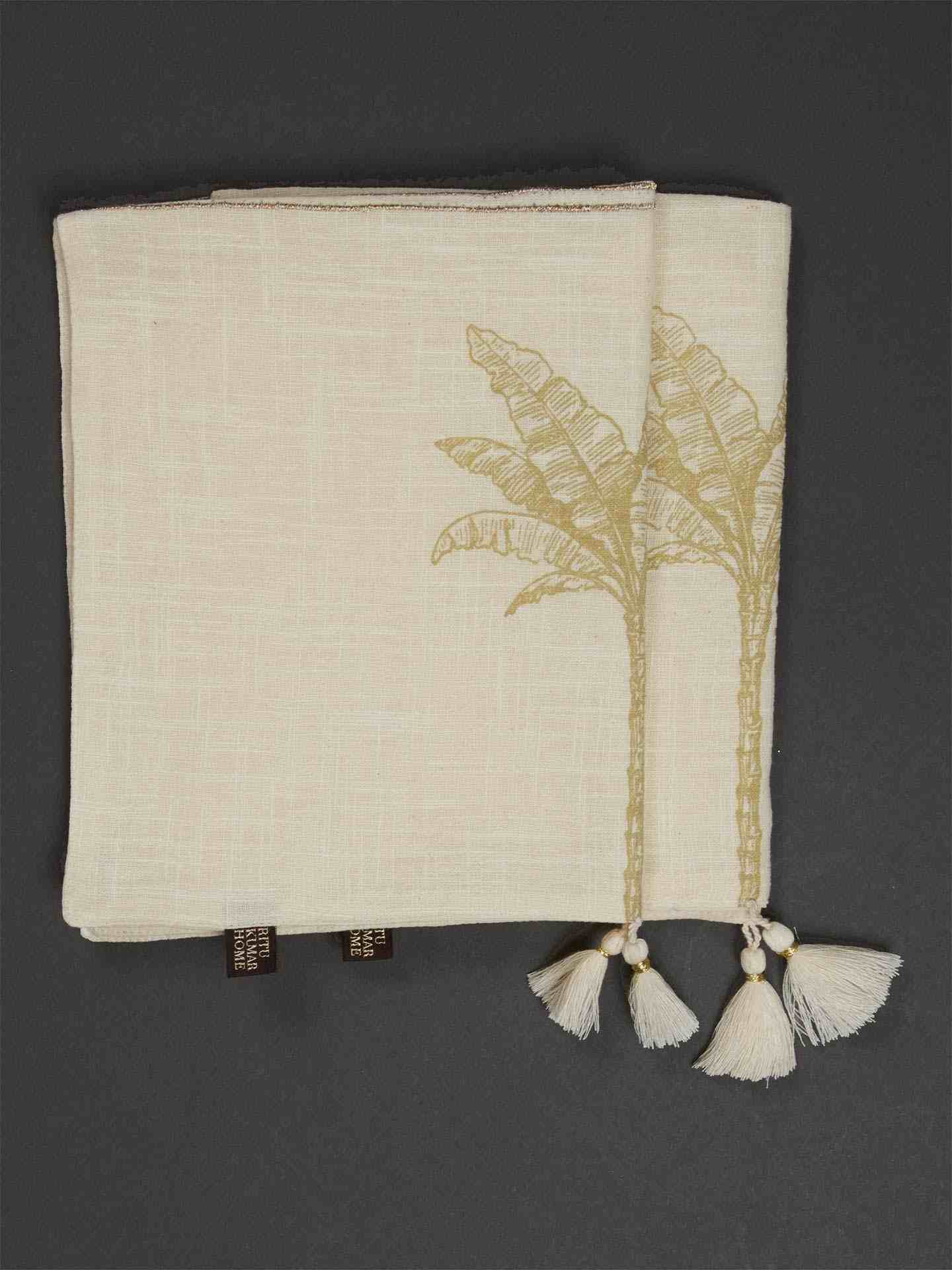 Ivory Cochin Cotton Placemat (Set Of 2)