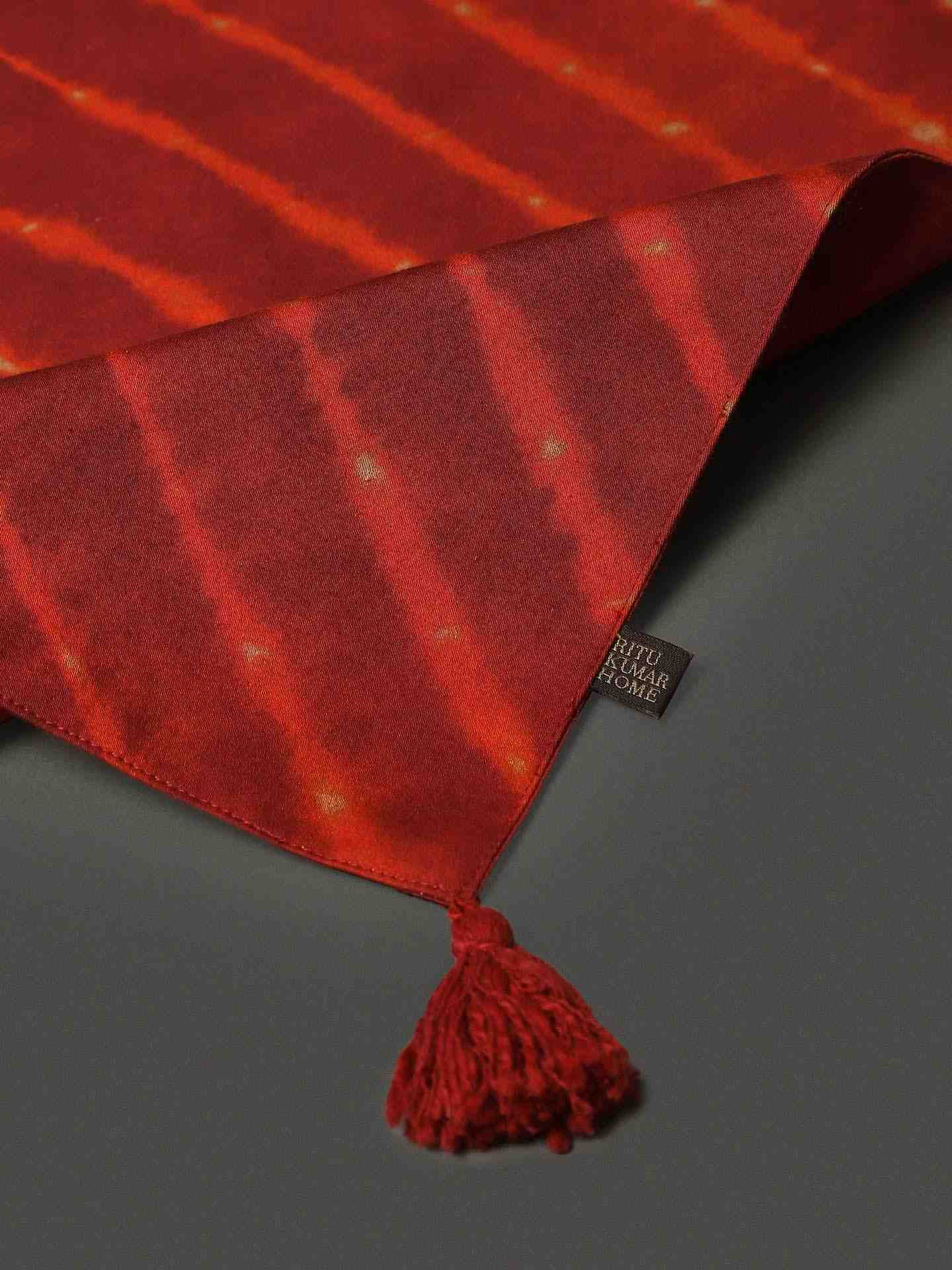 Red Jaisalmer Cotton Placemat (Set Of 2)