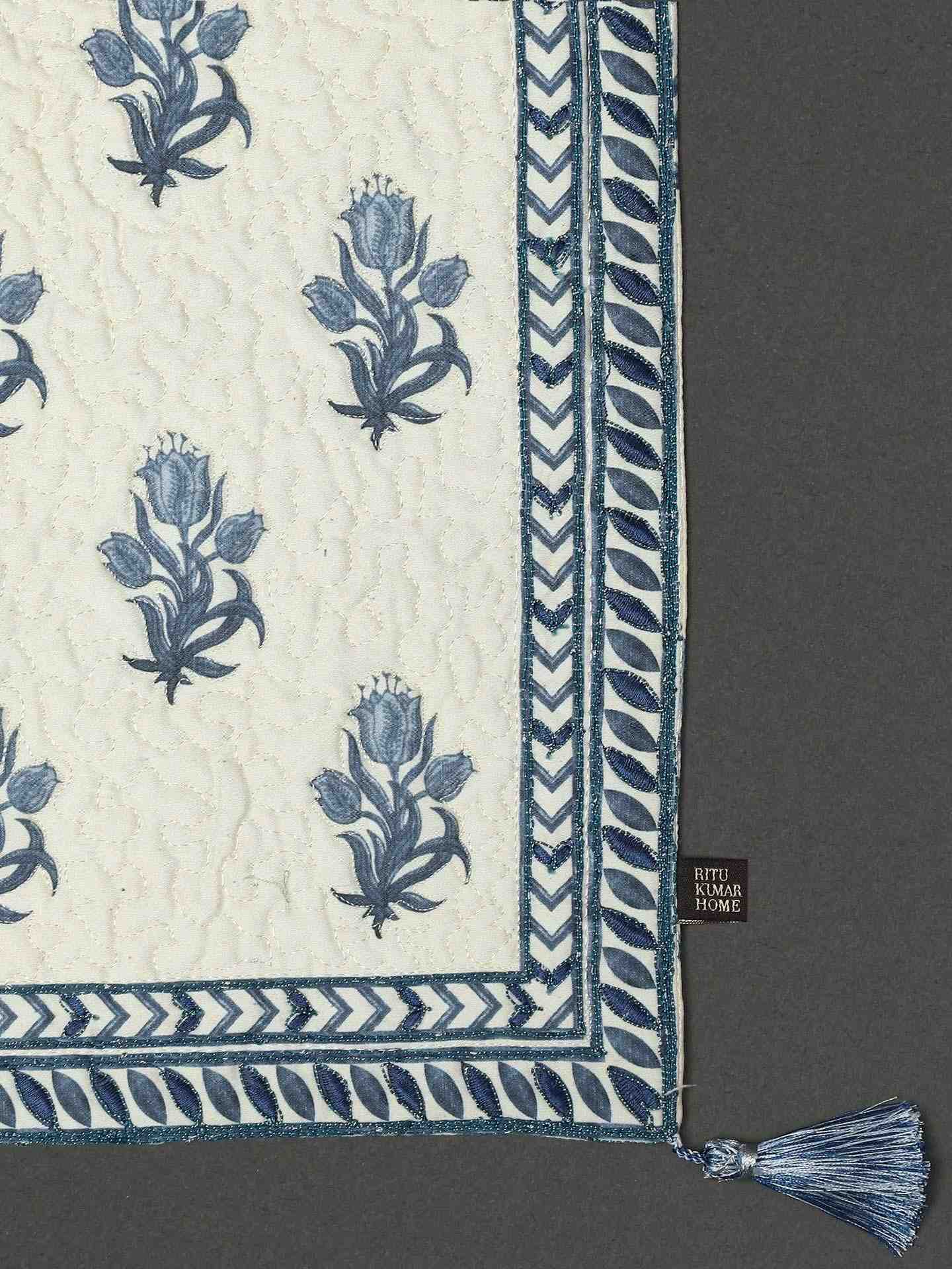 Blue Jalmahal Cotton Placemat (Set Of 2)