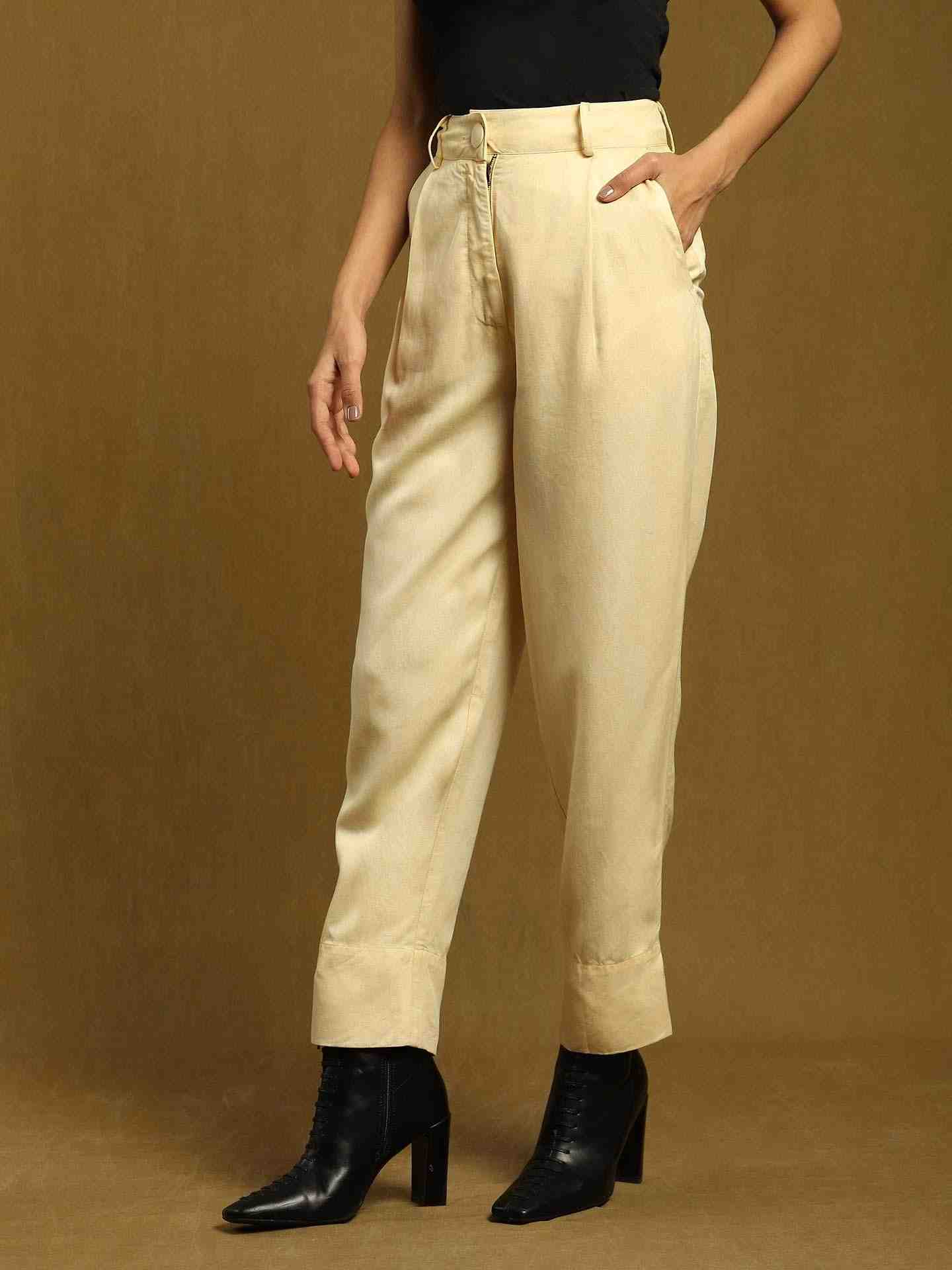 Off White Masai Mara Cotton Straight-Leg Pants