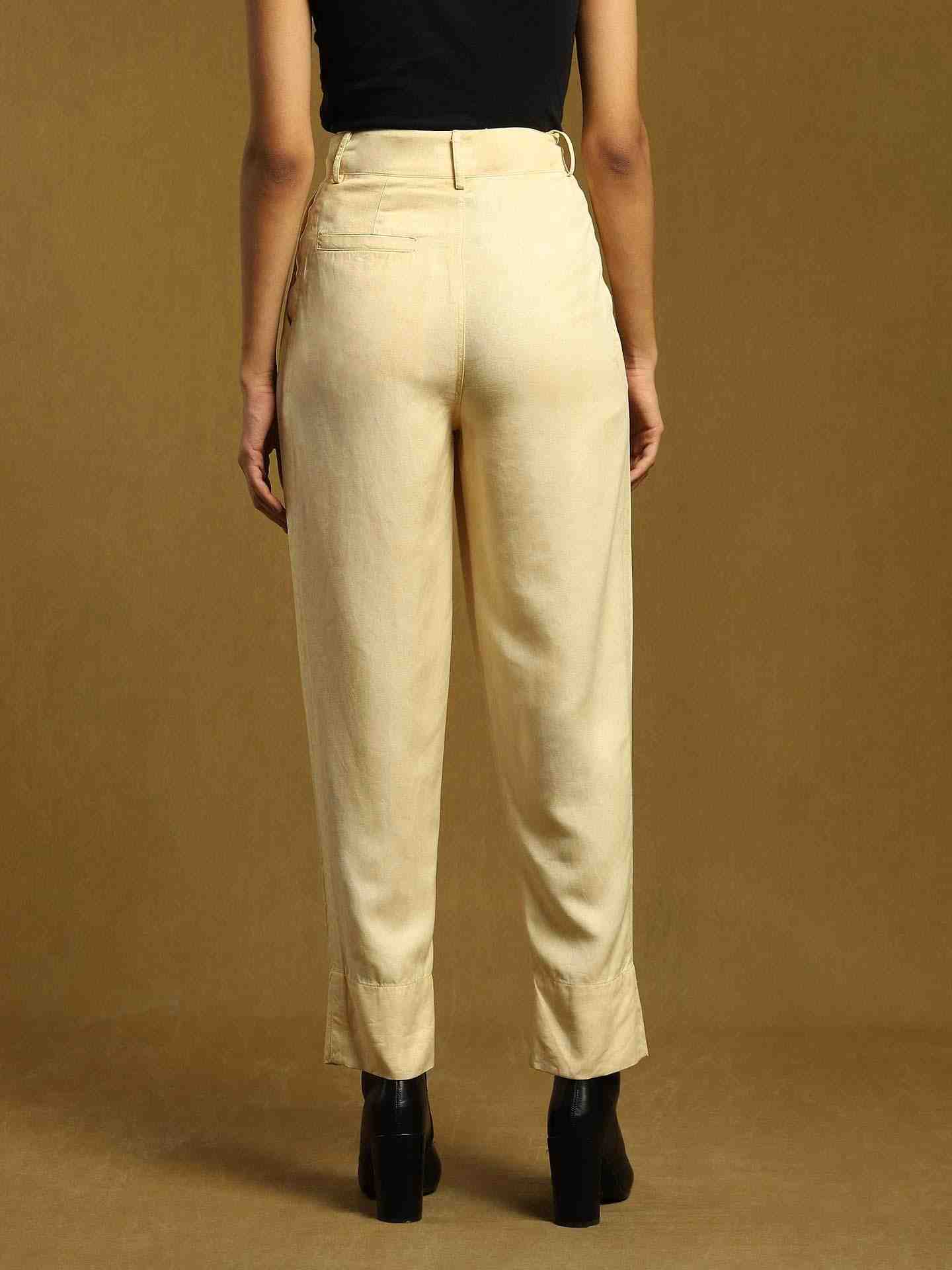 Off White Masai Mara Cotton Straight-Leg Pants
