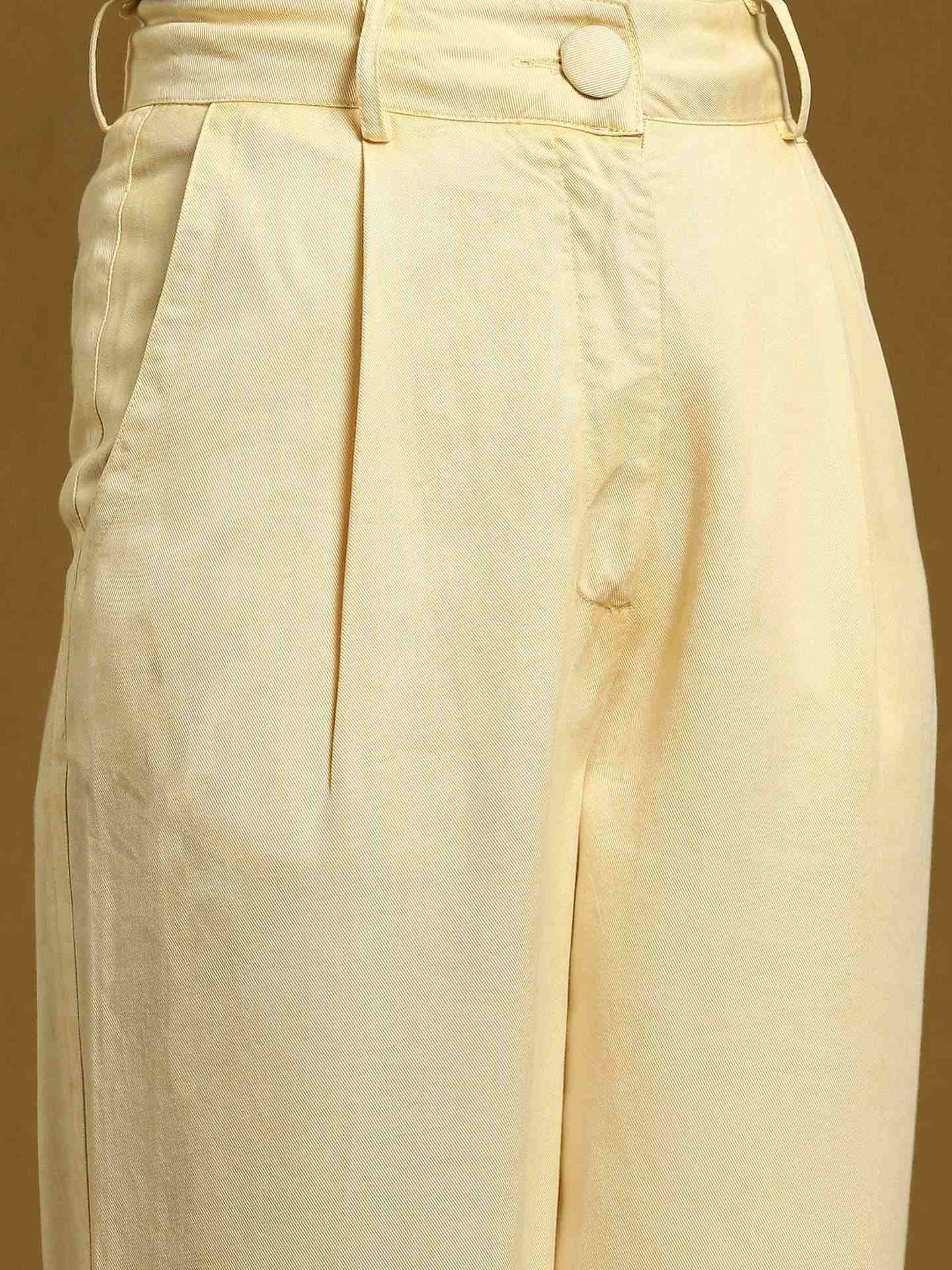 Off White Masai Mara Cotton Straight-Leg Pants