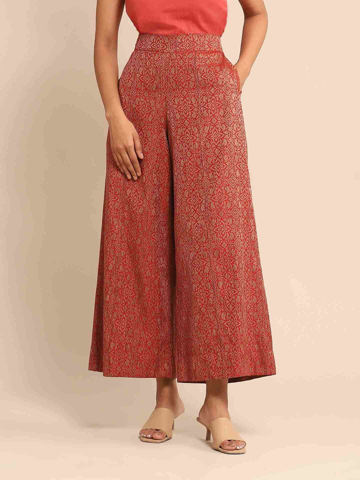 Red Urban Elysian Wide-Leg Pants