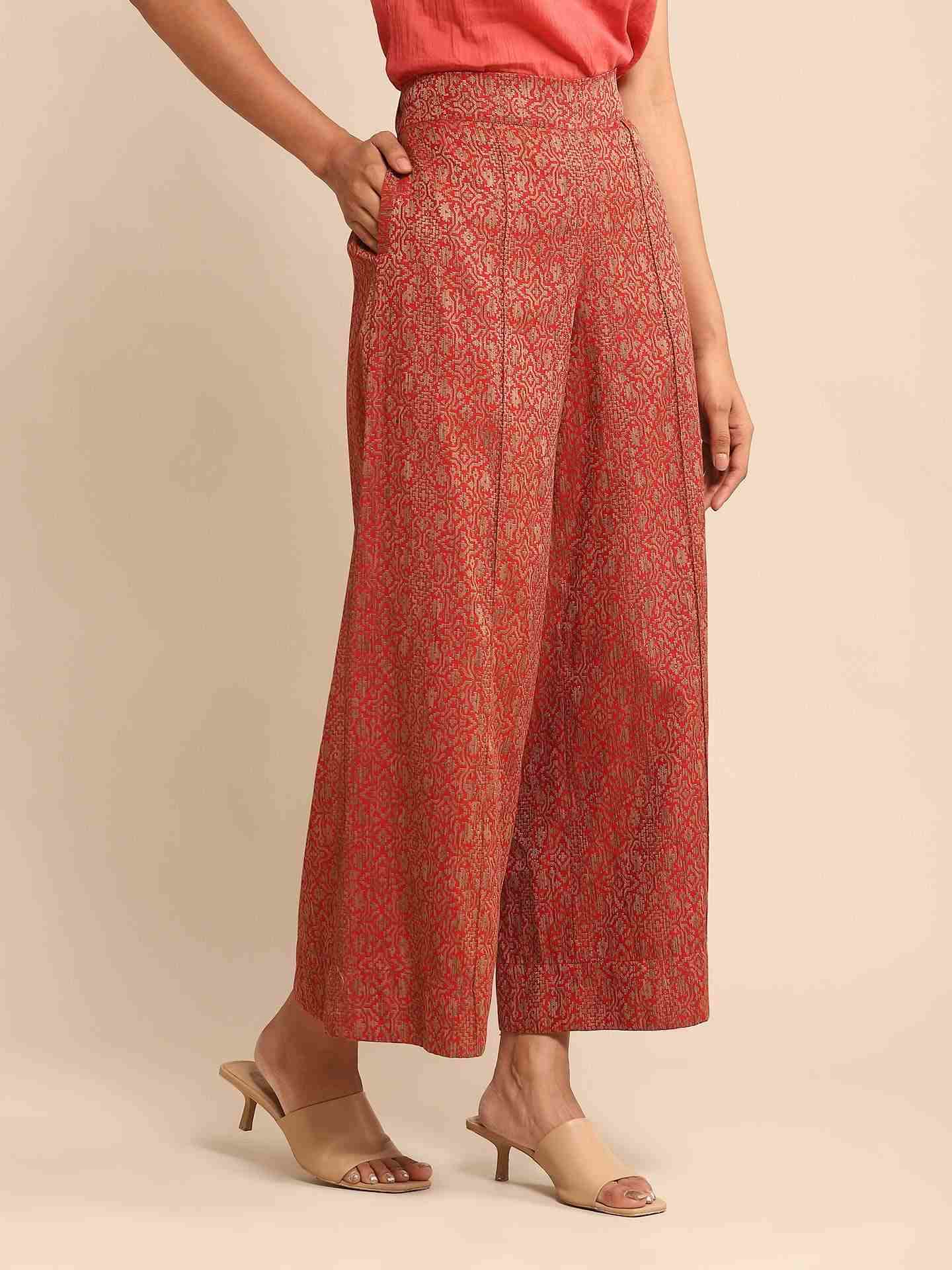 Red Urban Elysian Wide-Leg Pants