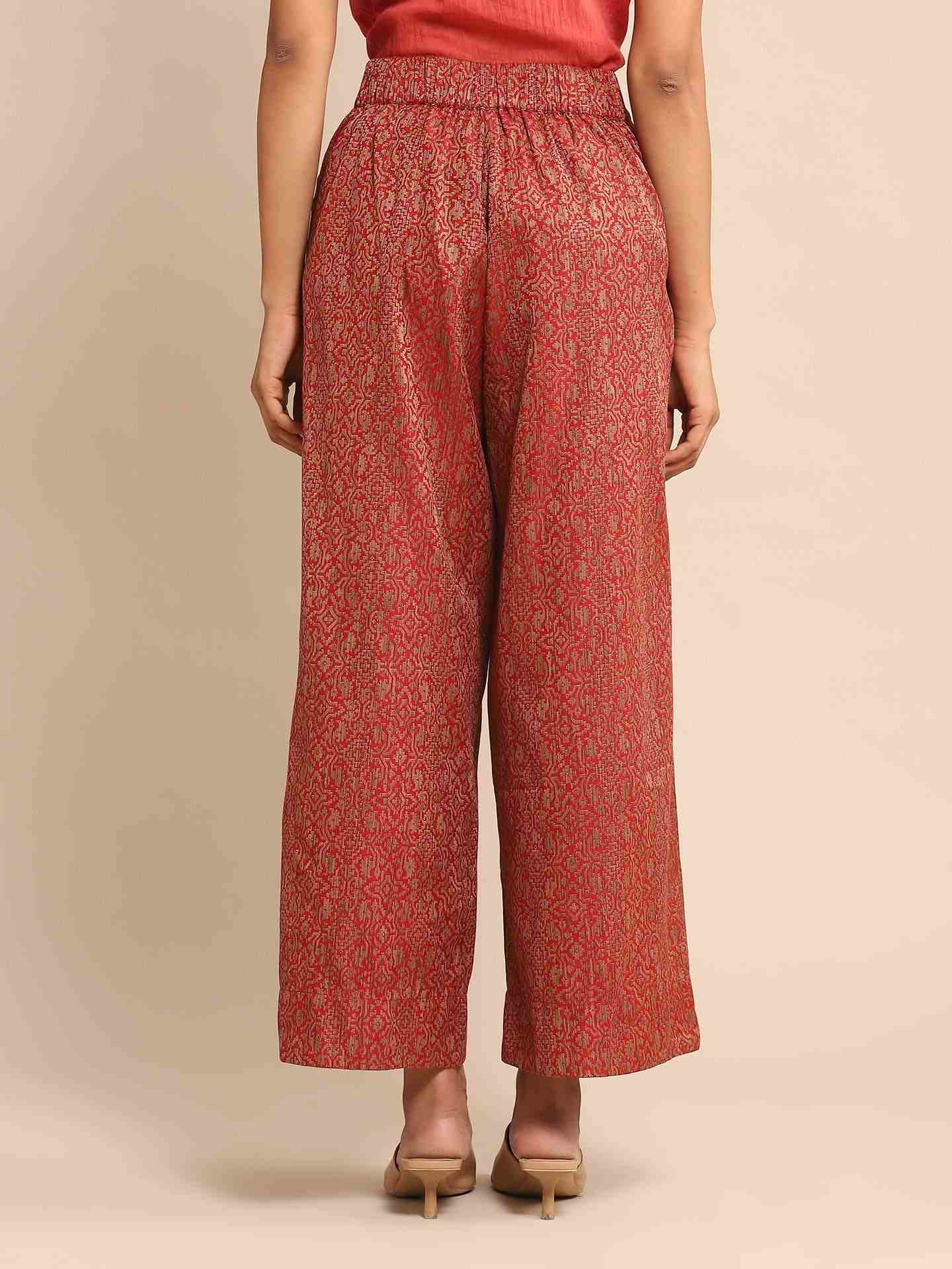 Red Urban Elysian Wide-Leg Pants
