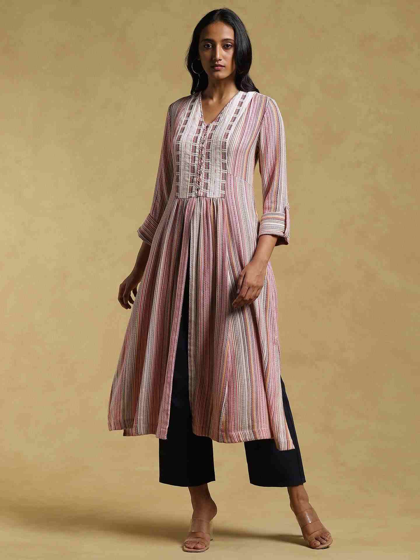 Navy Solid Straight-Leg Pants