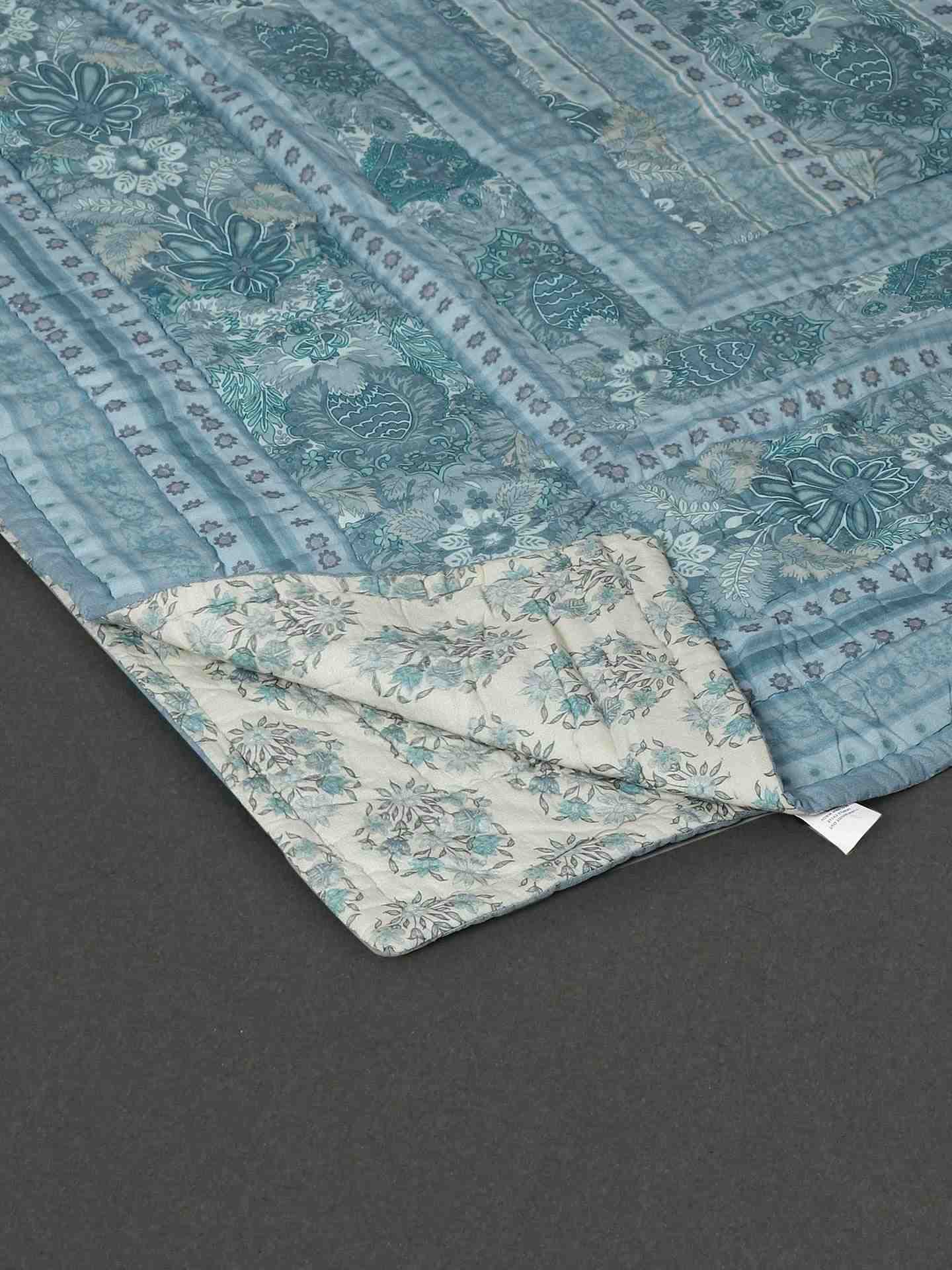 Turq Villa Cotton Quilt