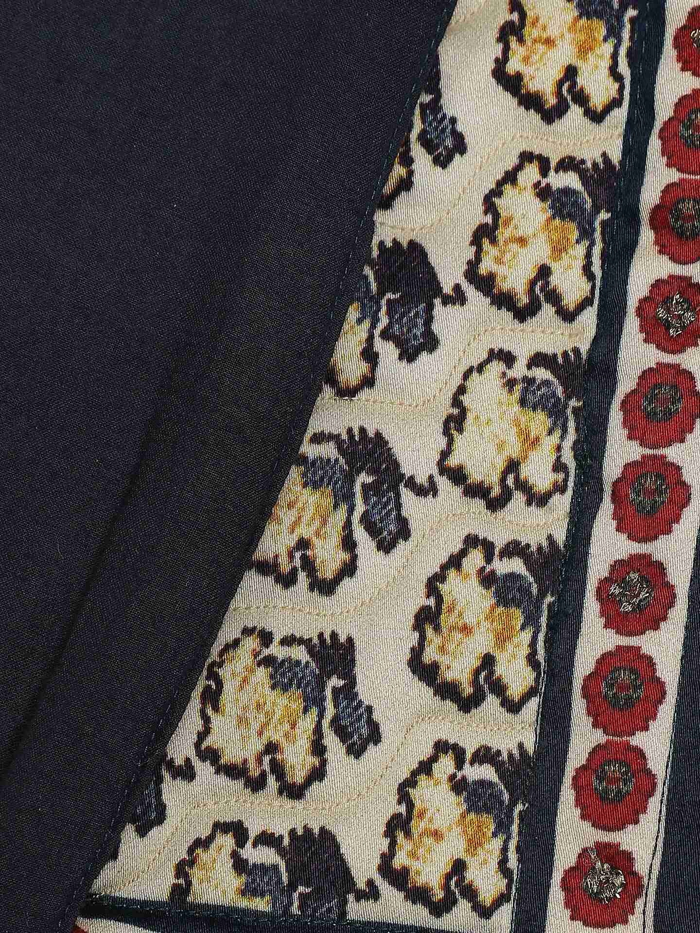 Ivory & Red Kashmiri Booti Cotton Runner