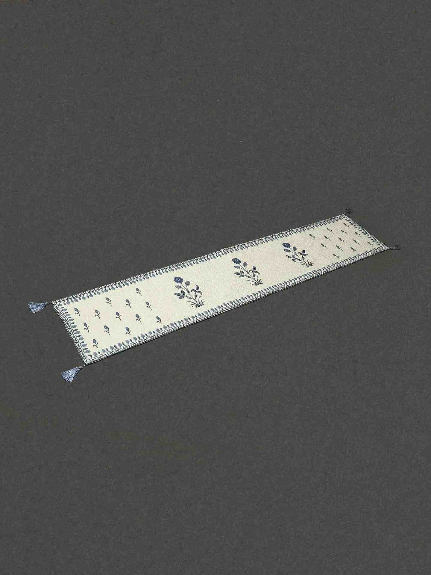 Blue Jalmahal Cotton Runner