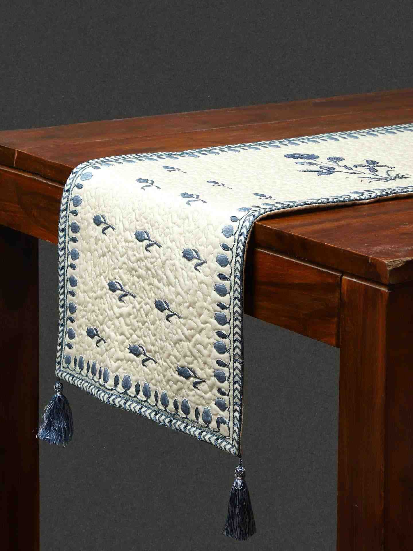 Blue Jalmahal Cotton Runner