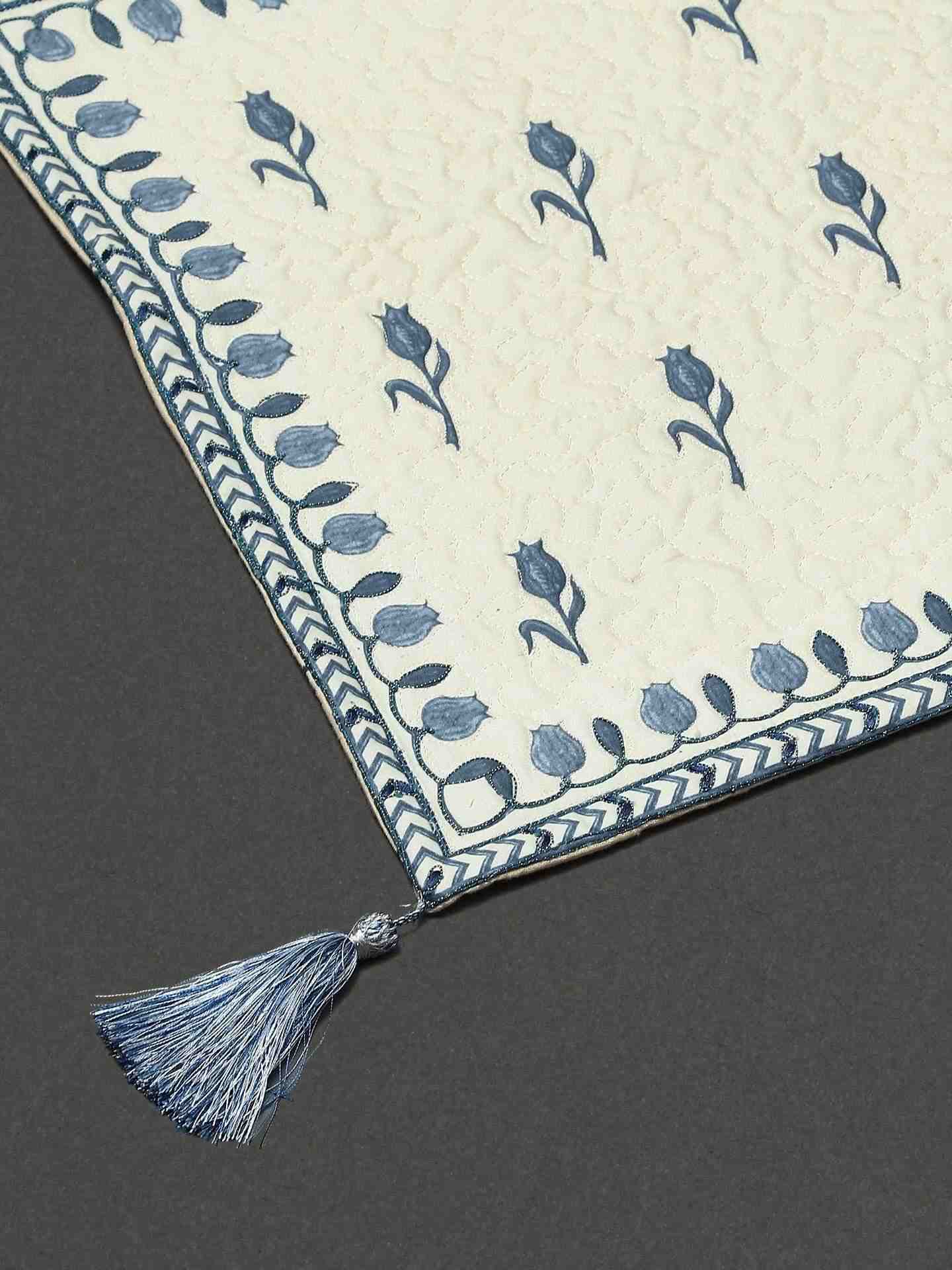 Blue Jalmahal Cotton Runner