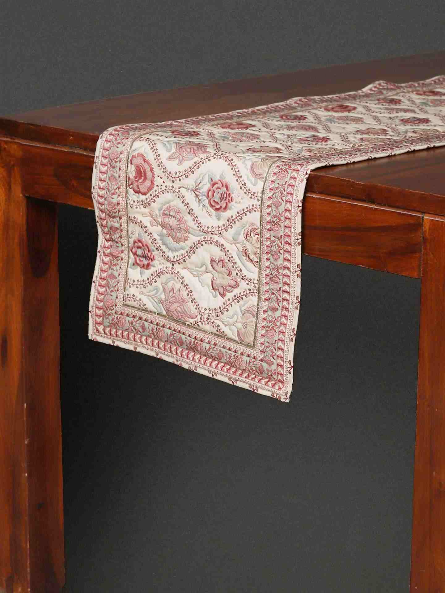 Ivory Lavana Cotton Runner