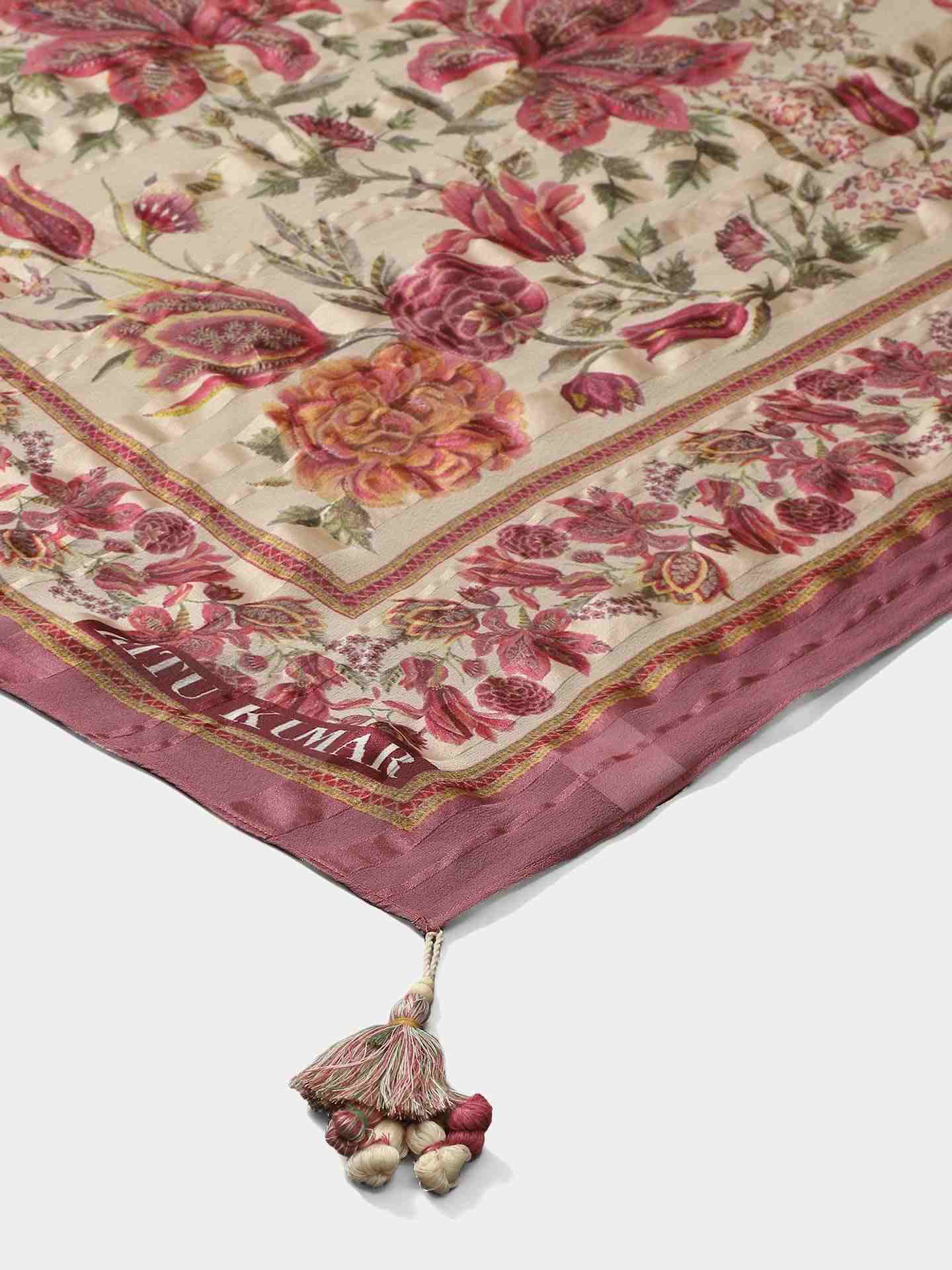 Beige Daksha Square Scarf