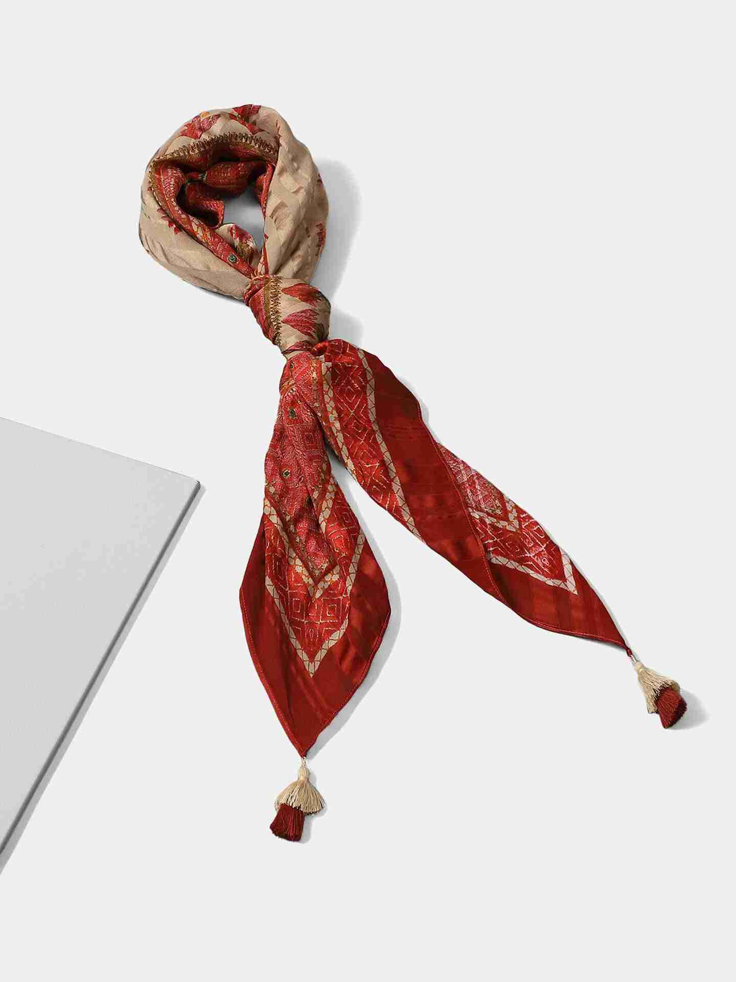 Multi-Color Aranya Square Scarf