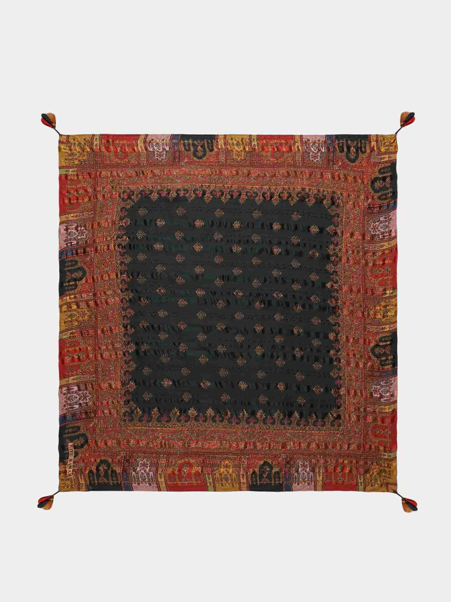 Black Iranya Square Scarf