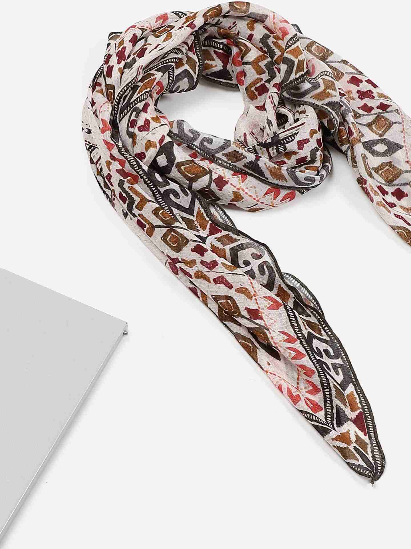 Multi-Color Alvira Square Scarf