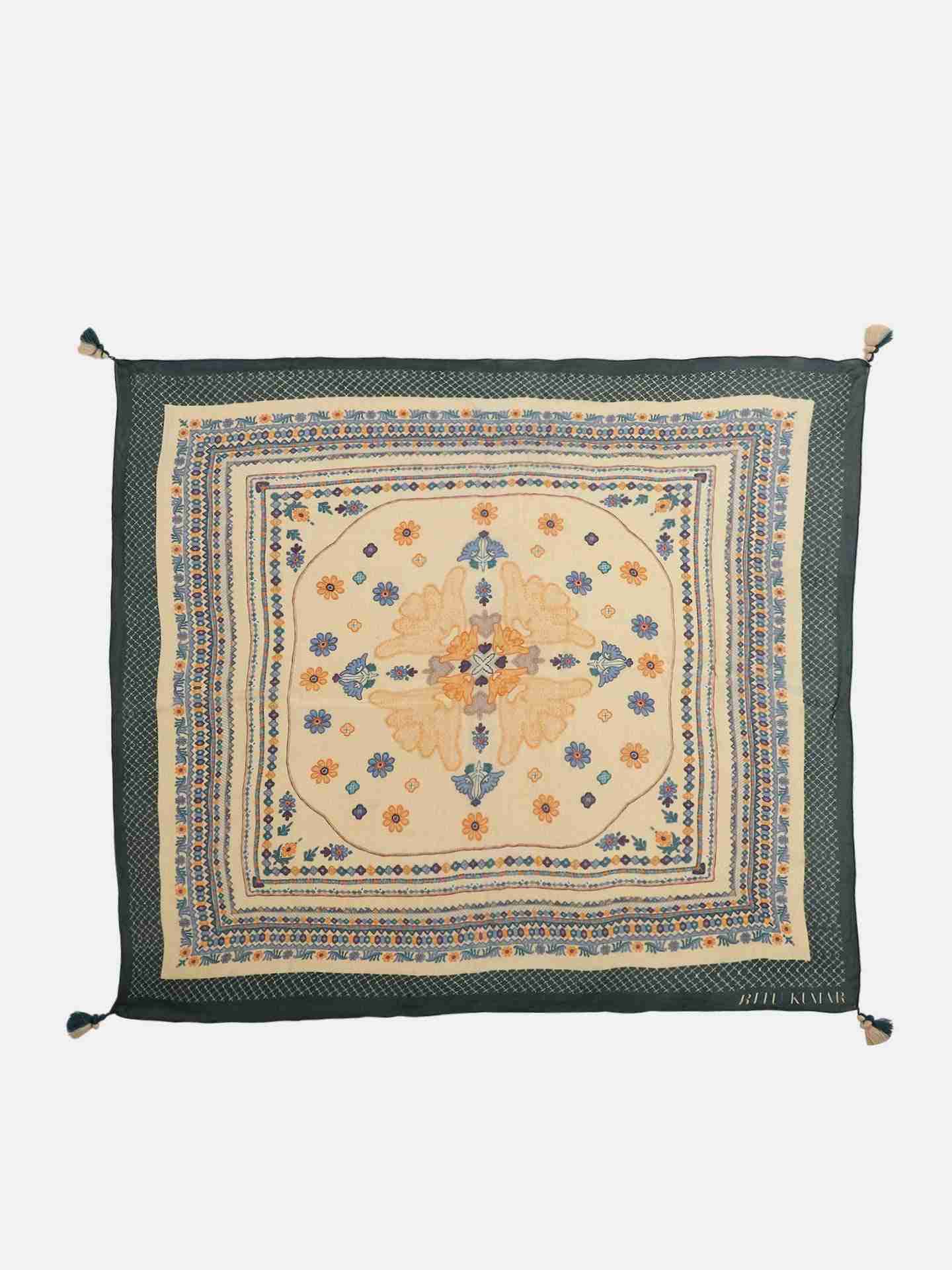 Beige Keya Square Scarf