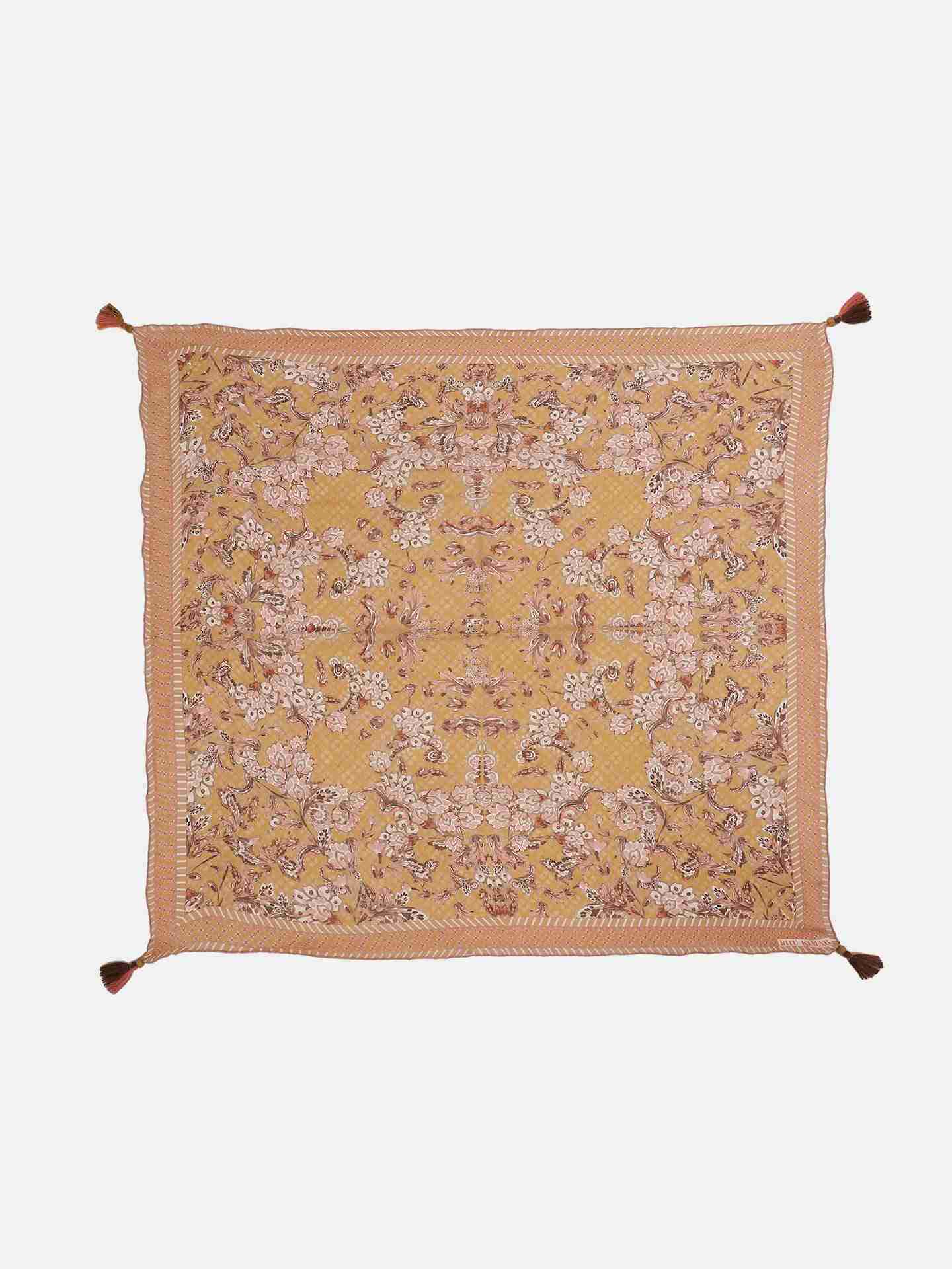 Yellow Urja Square Scarf