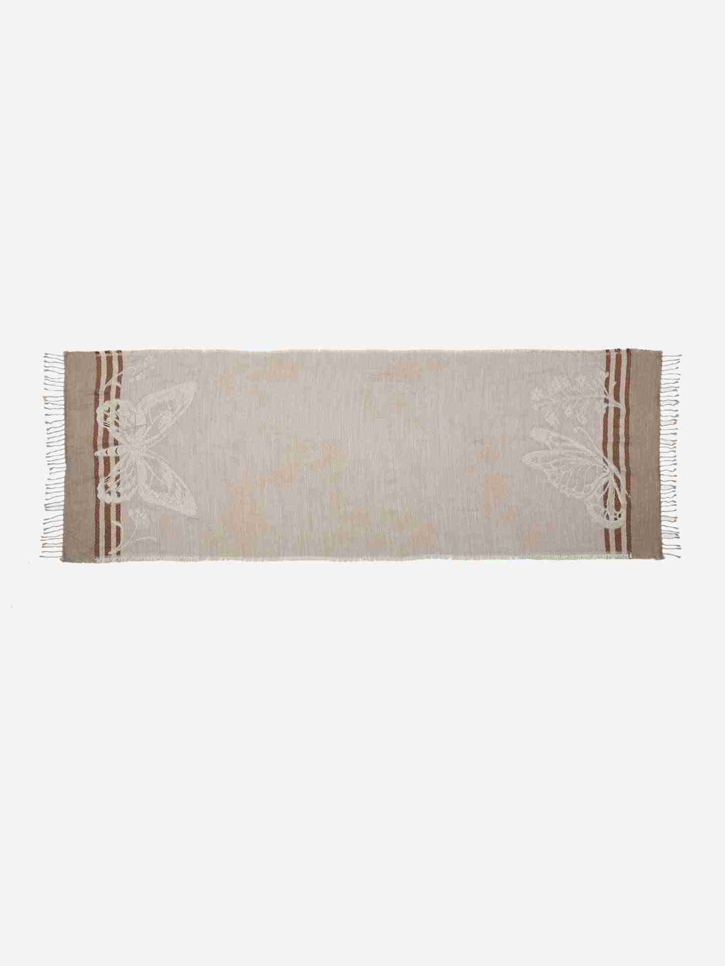 Beige Manyusha Wool Square Scarf
