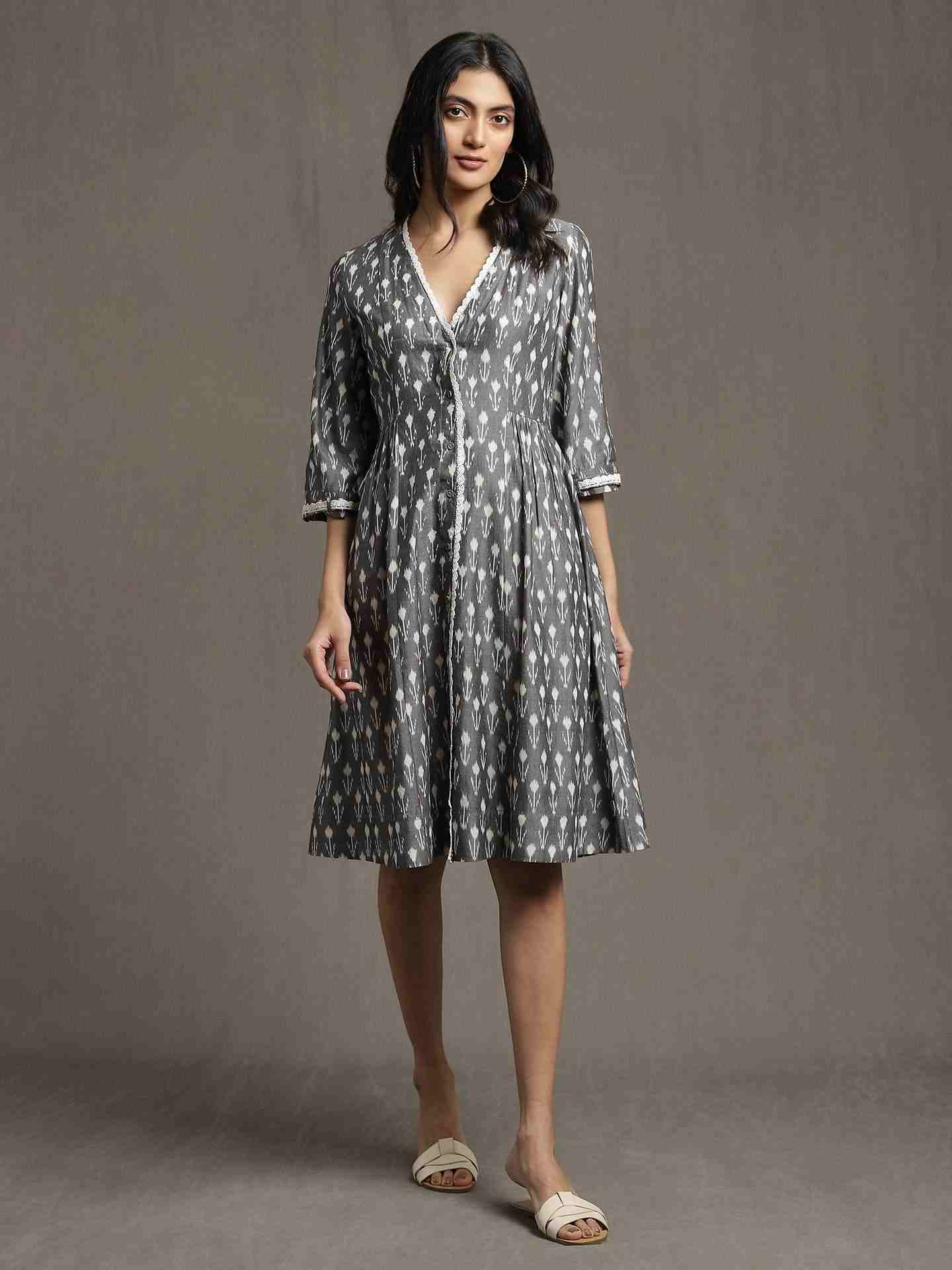 Grey Whimsical Heritage Dress