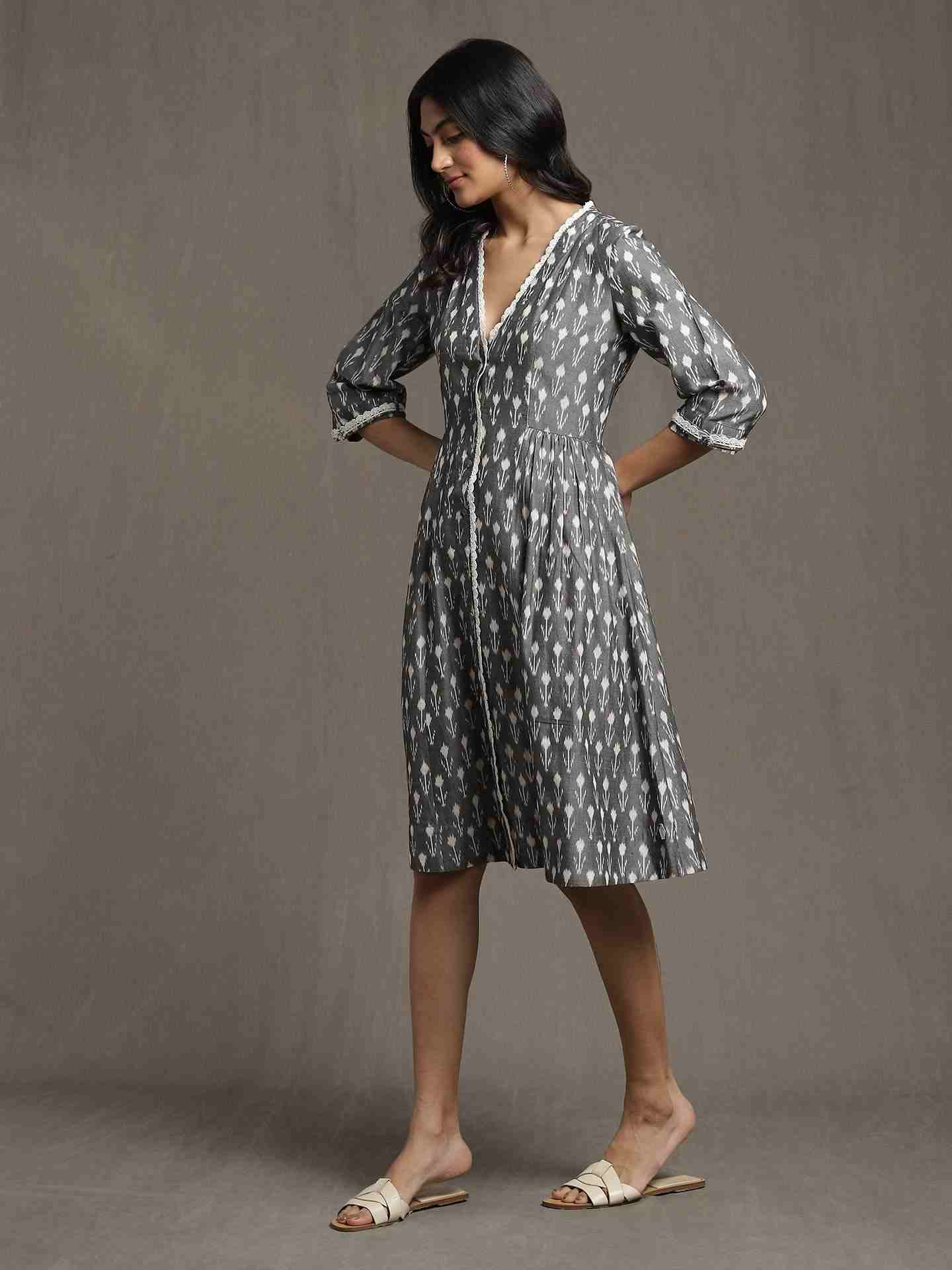 Grey Whimsical Heritage Dress