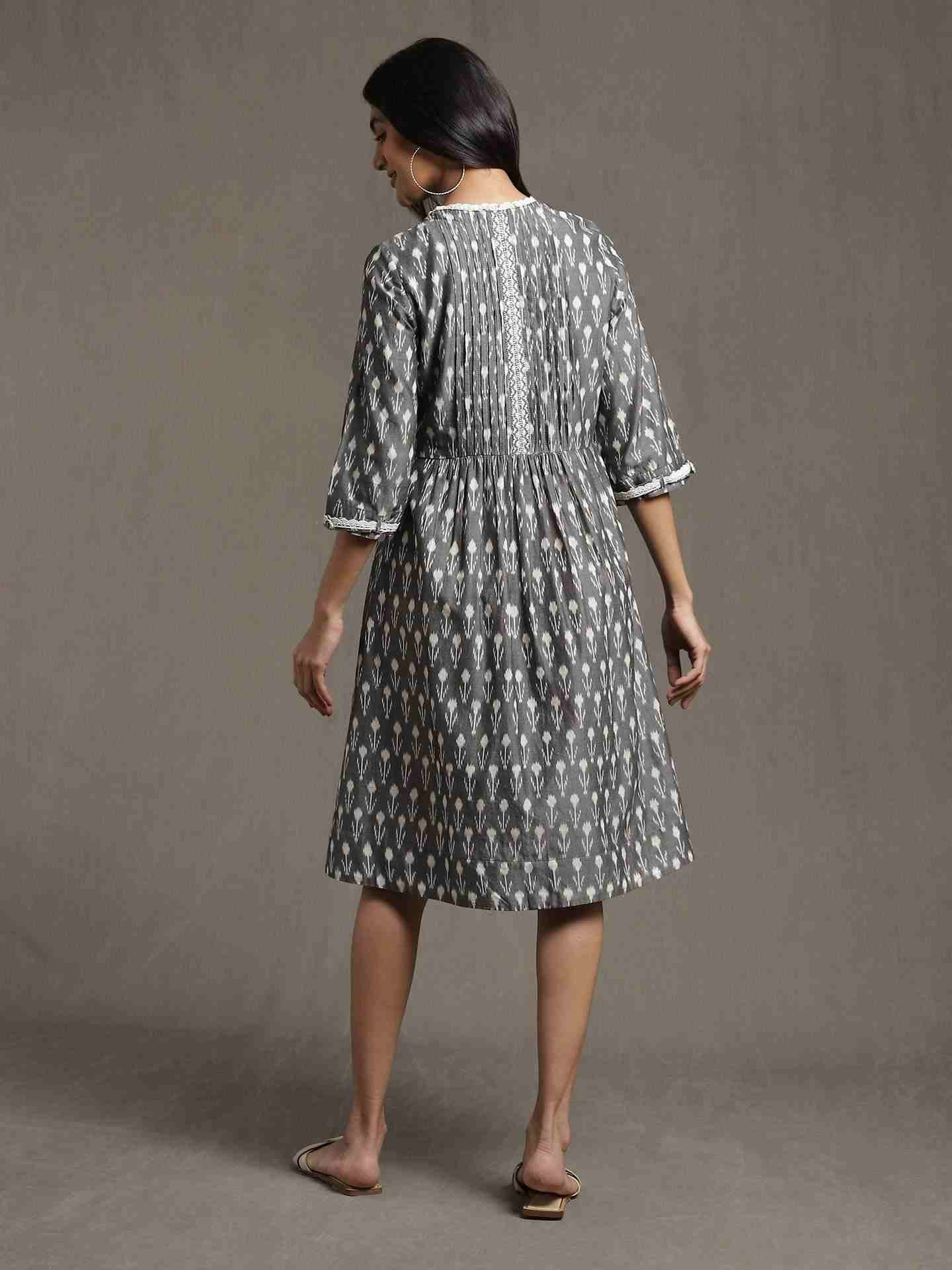 Grey Whimsical Heritage Dress