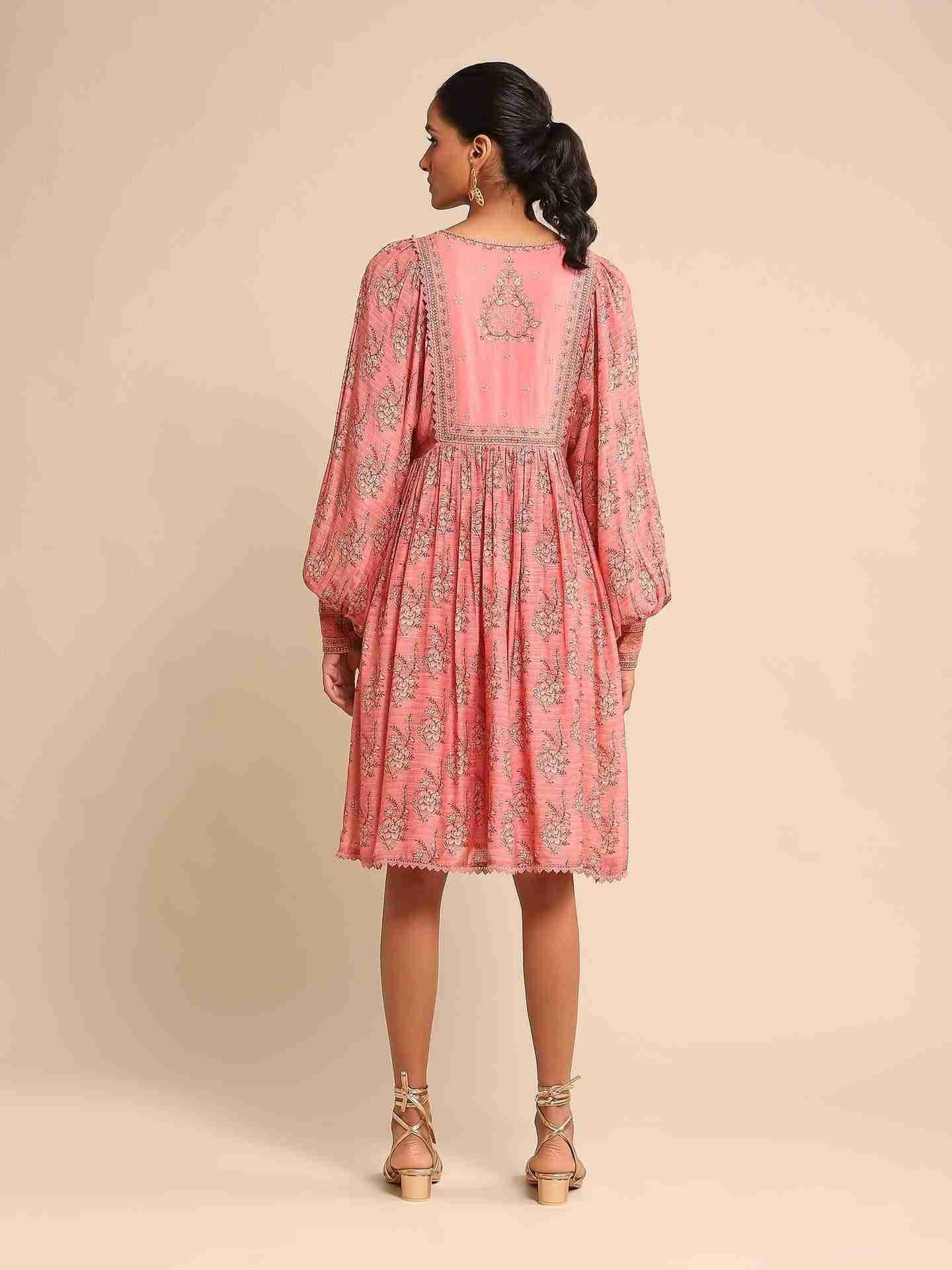 Pink Jenny Knee-Length Dress