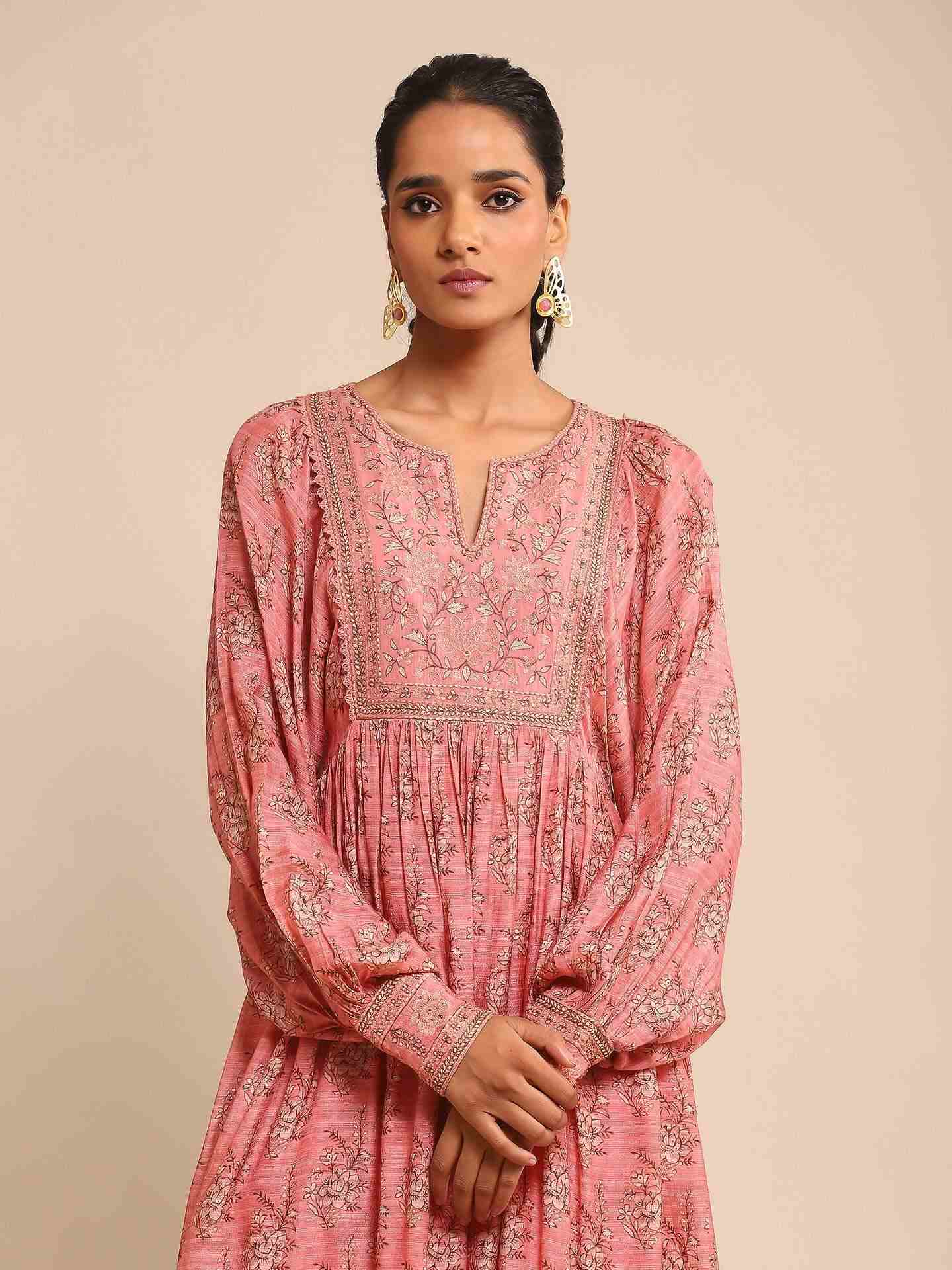 Pink Jenny Knee-Length Dress