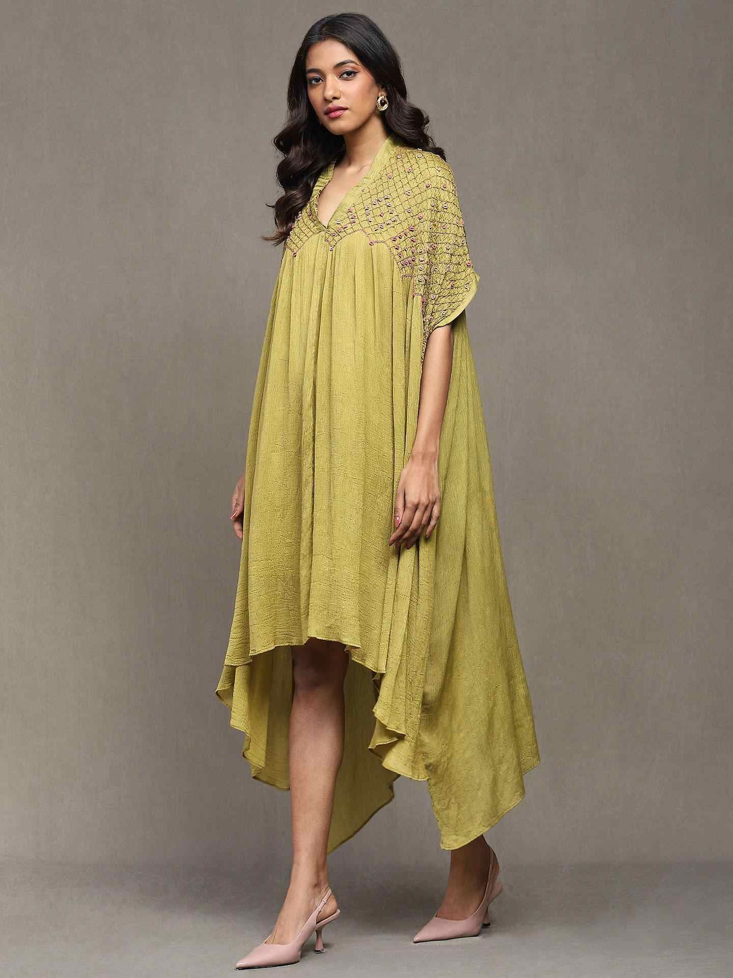 Olive Roscoe Midi Dress