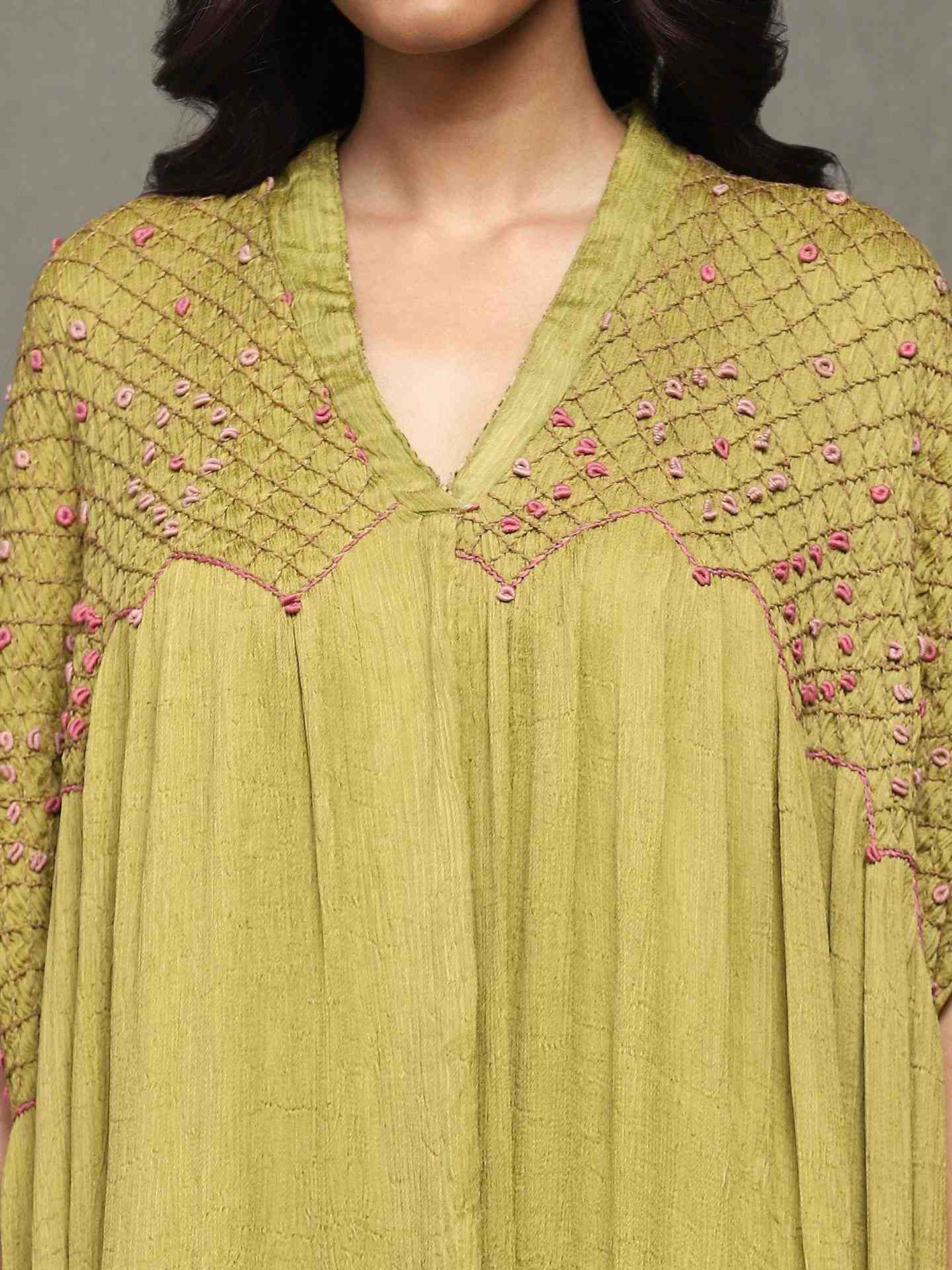 Olive Roscoe Midi Dress