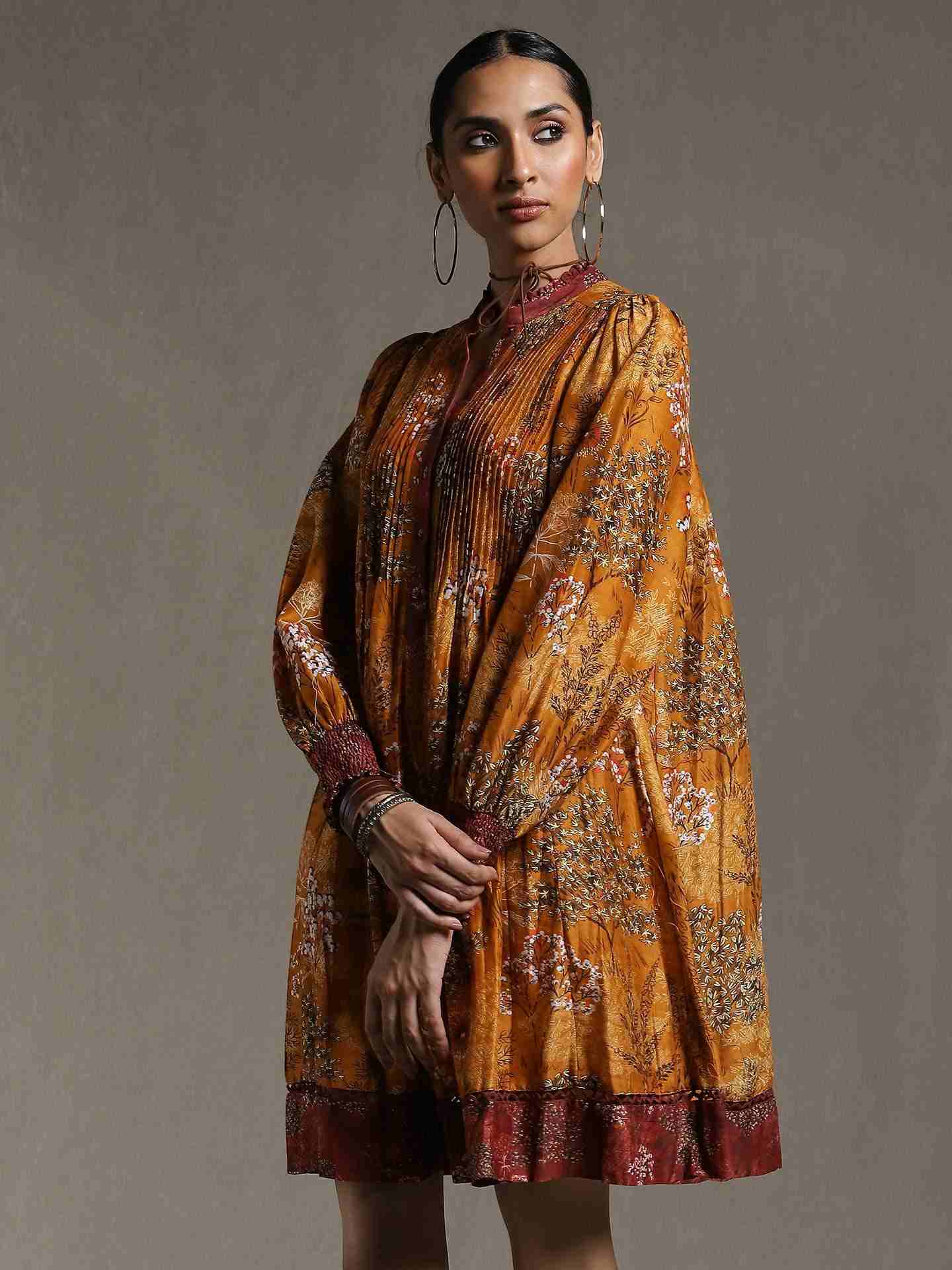 Mustard Forest Dress