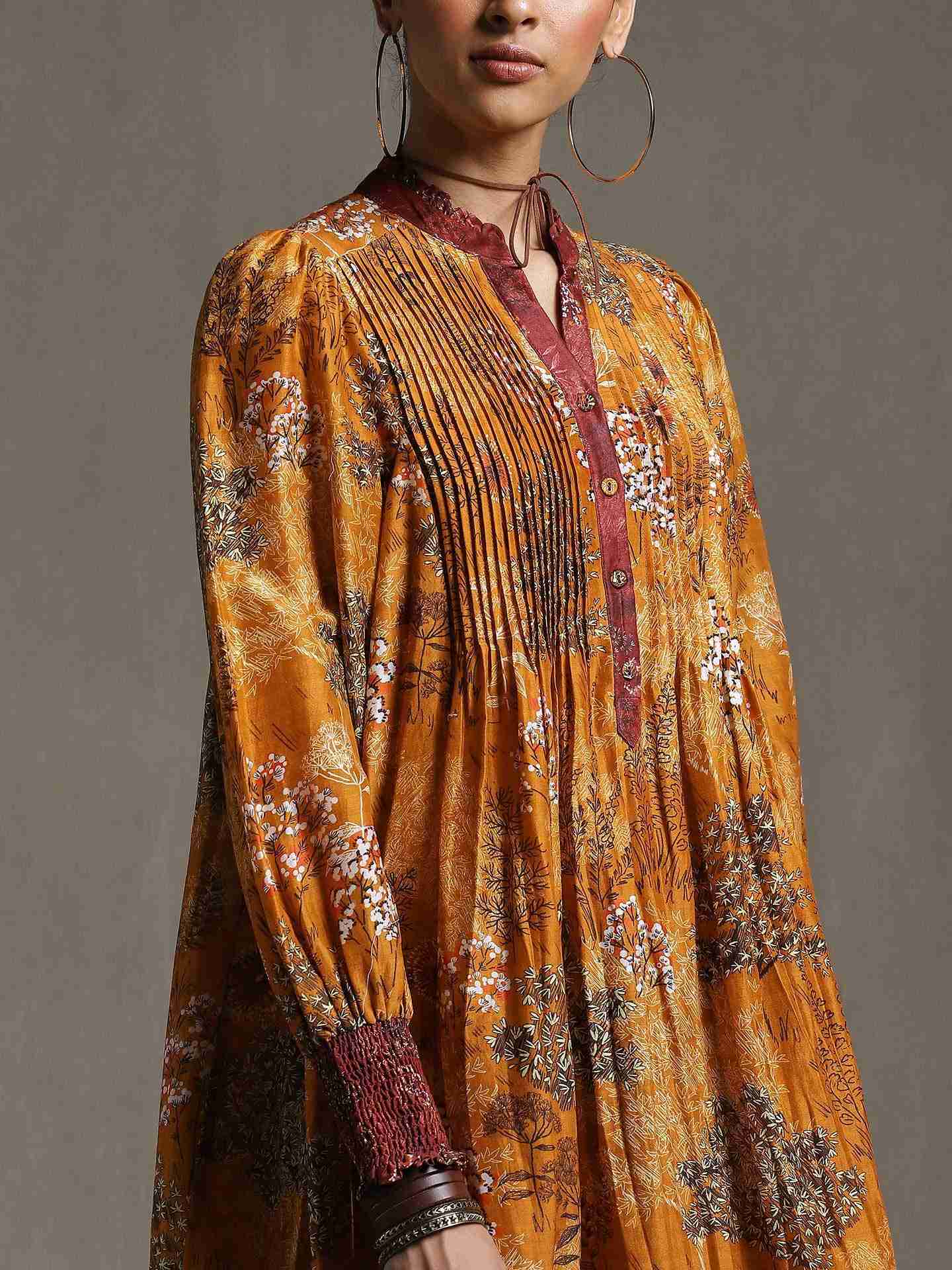 Mustard Forest Dress