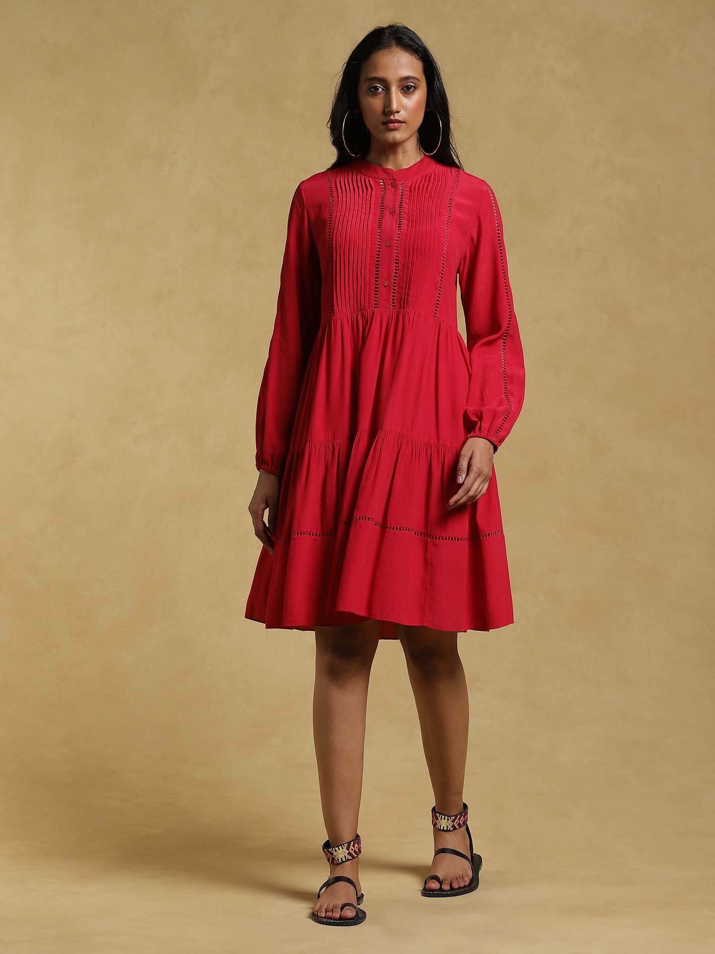 Pink Ethereal Crepe Dress