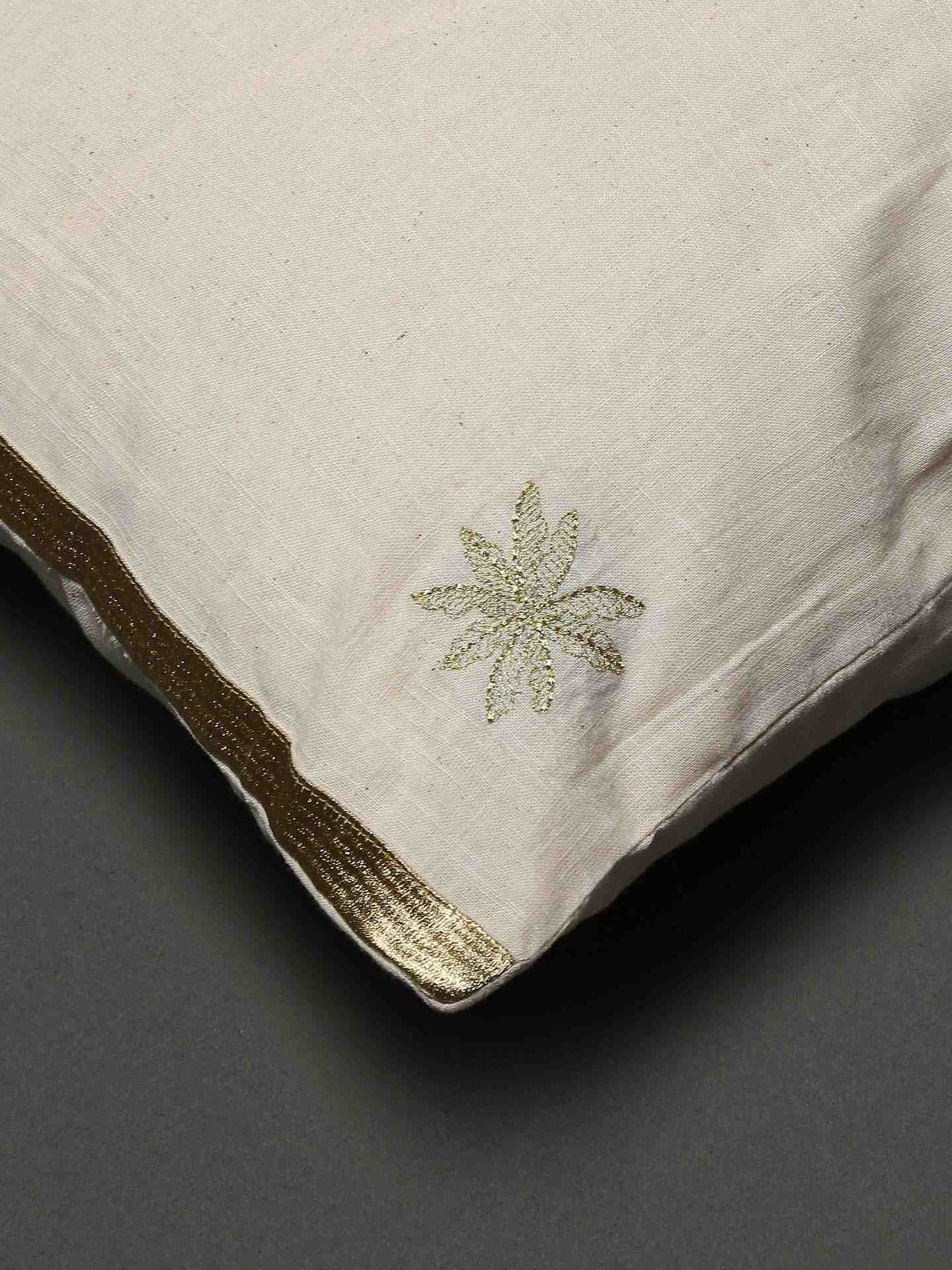 Ivory Cochin Cotton Pillow Sham