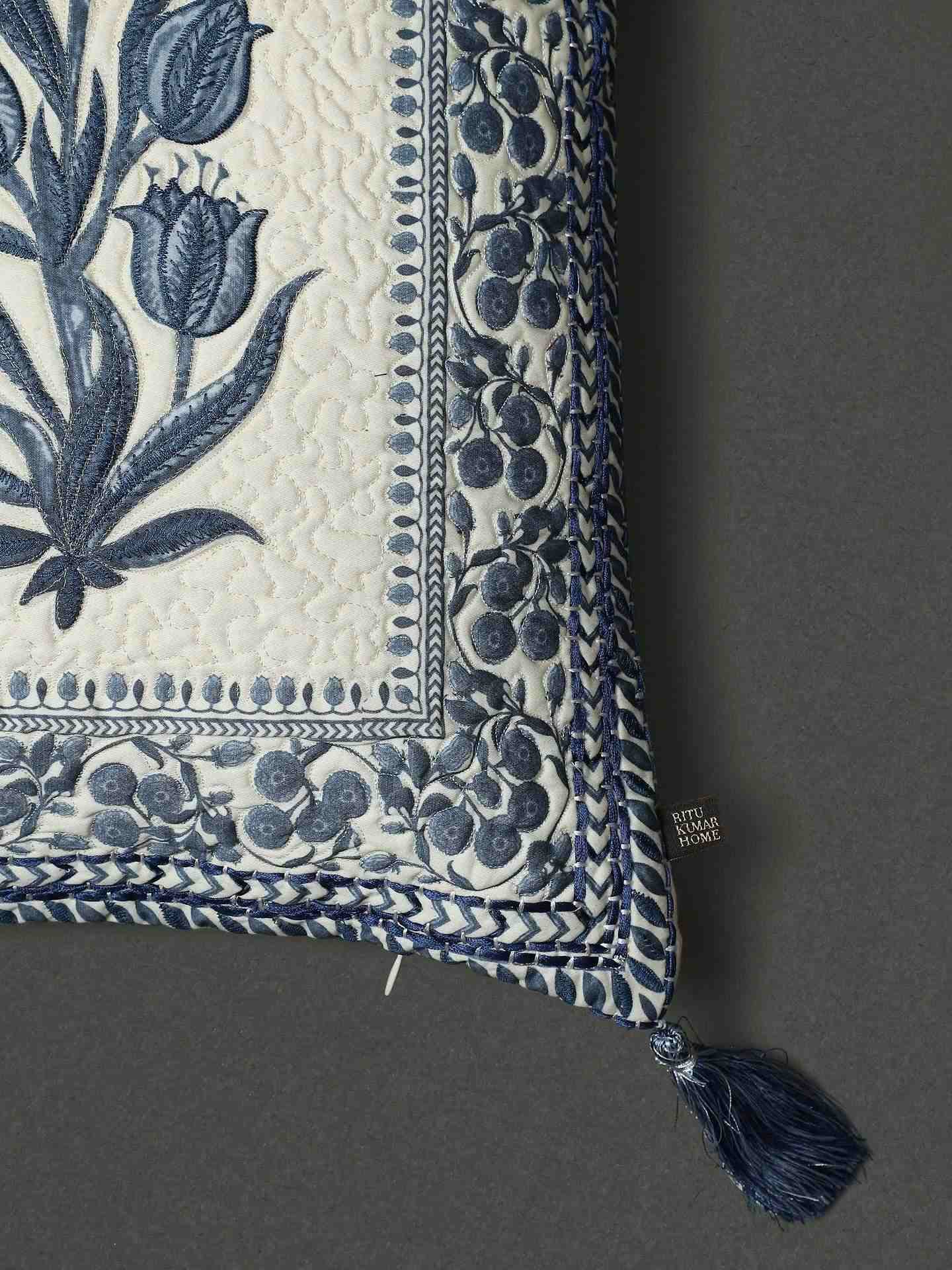 Blue Jalmahal Cotton Pillow Sham