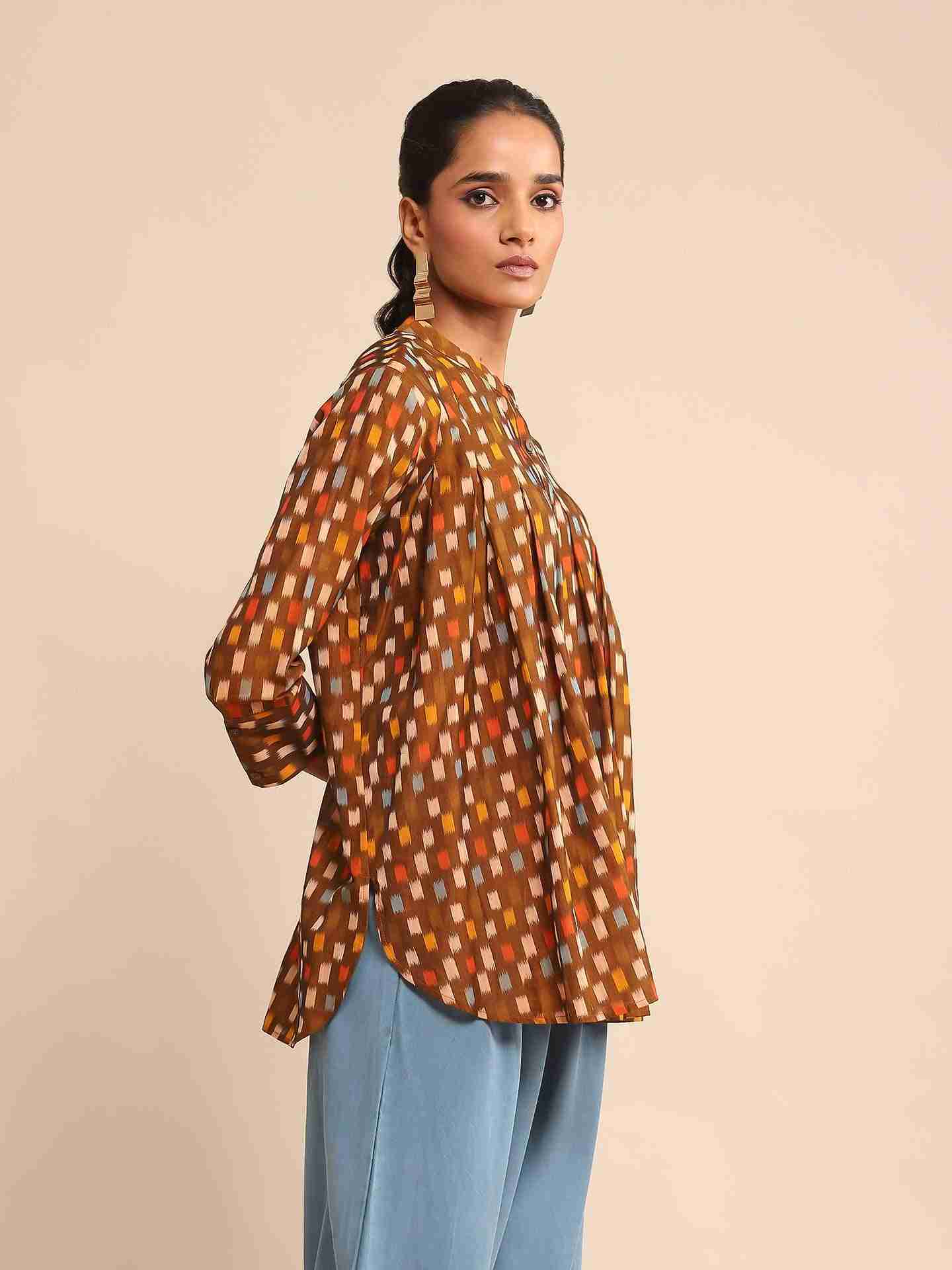 Brown Urban Elysian Cotton Shirt